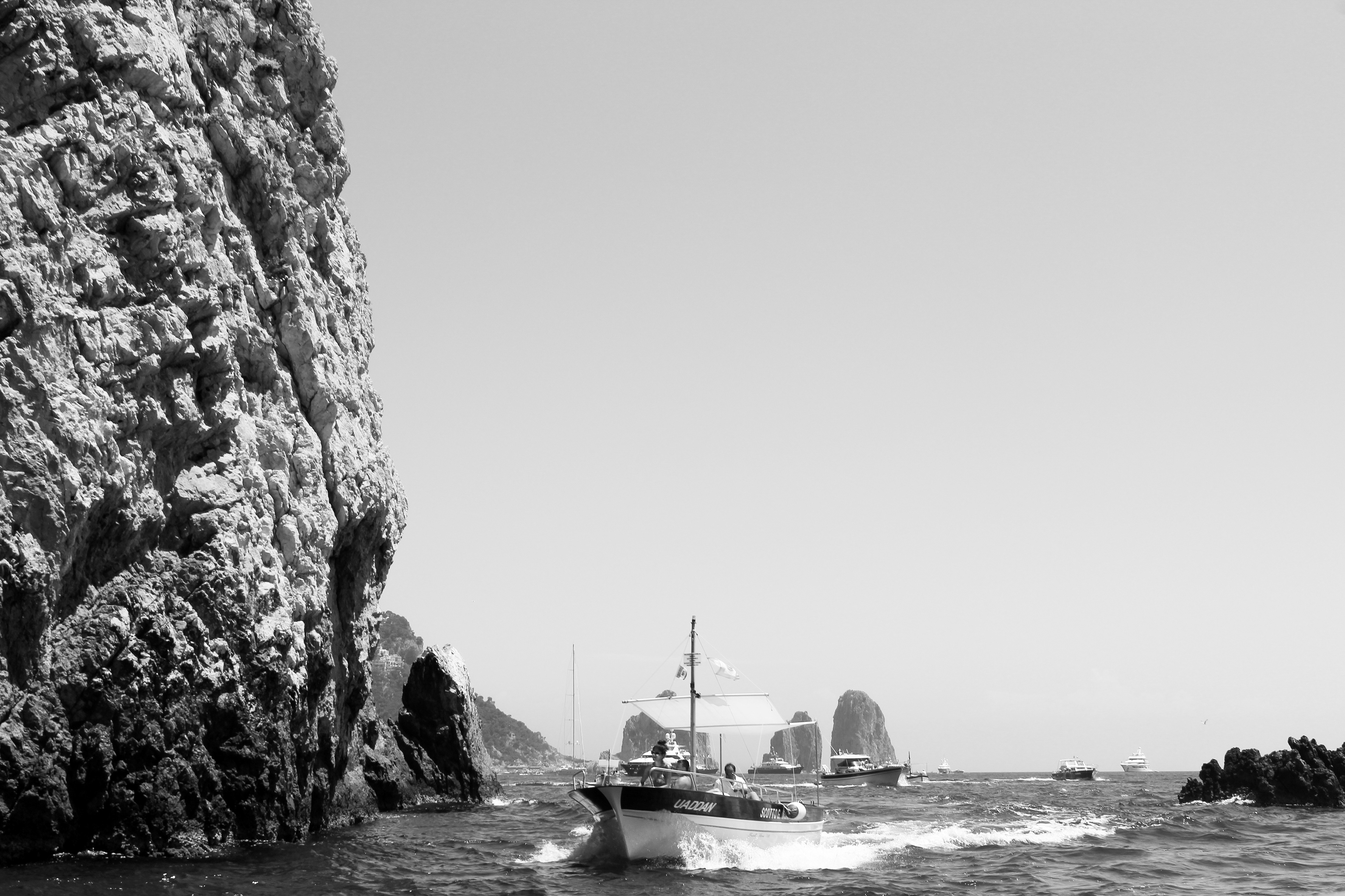 around the island