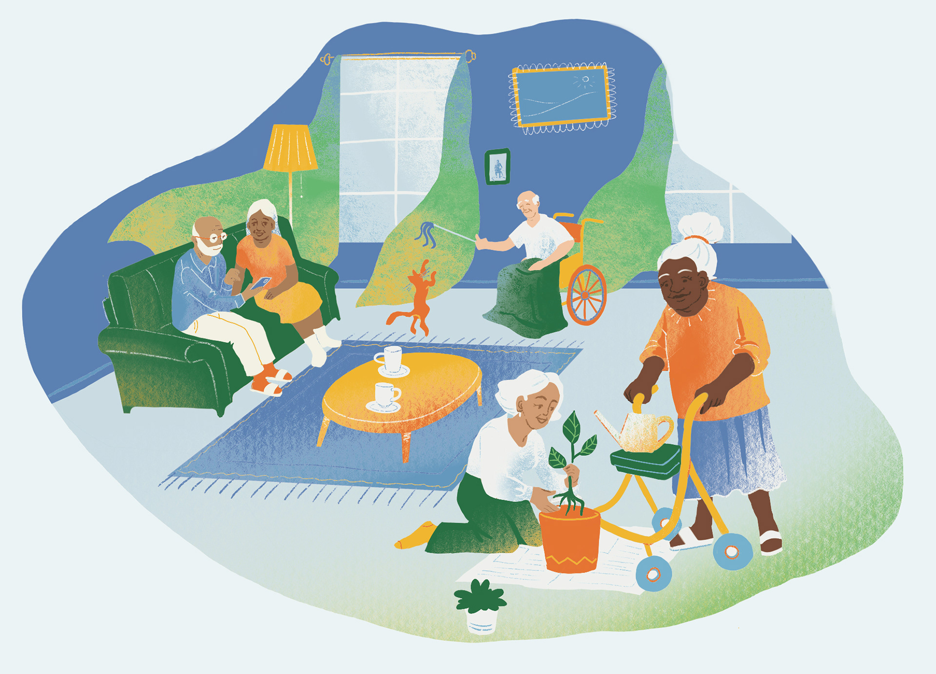 "Glücklich im Alter" Ausgabe vom Stern Magazin - shared apartment / Inpact Media
