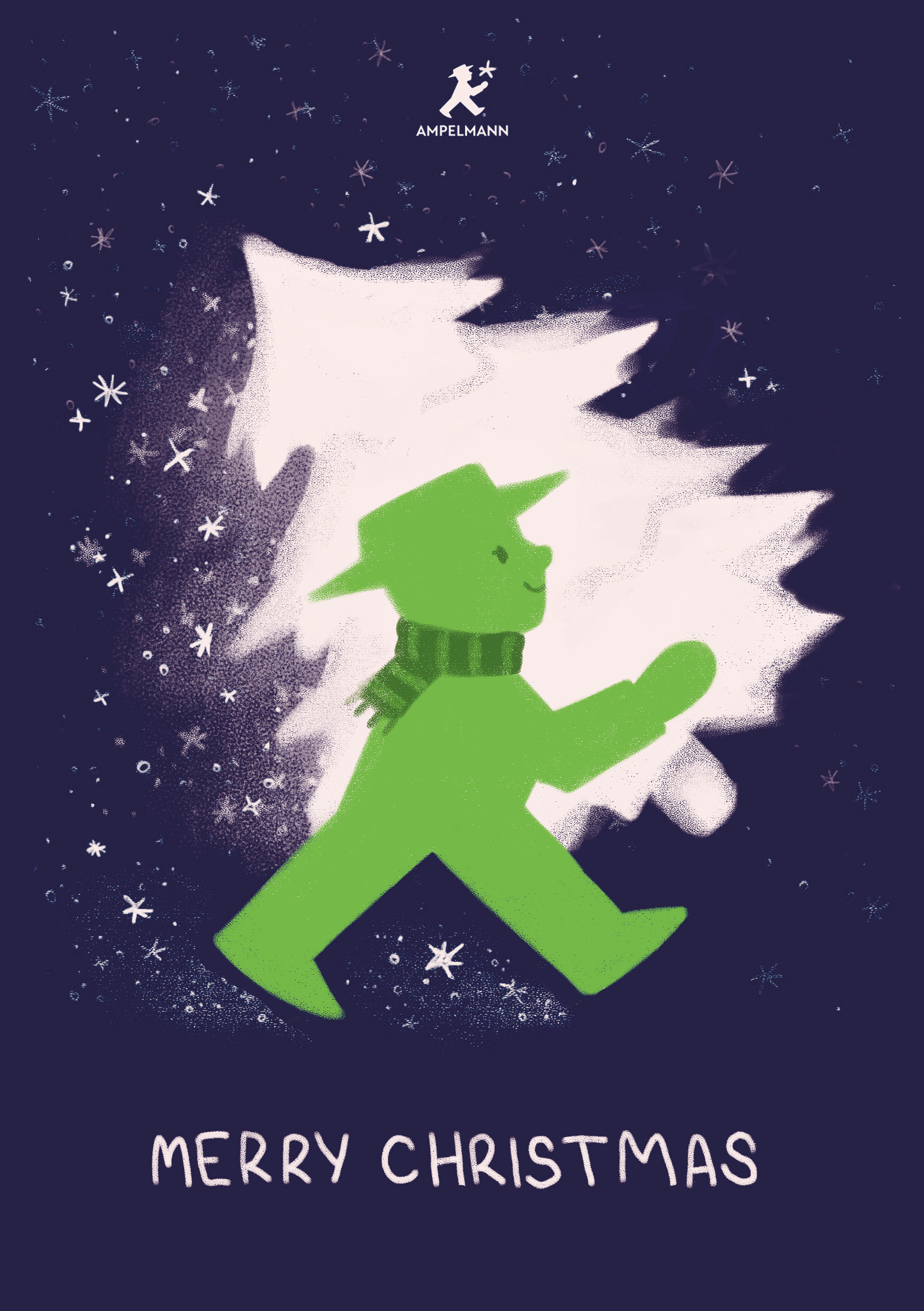Merry Christmas Ampelmann