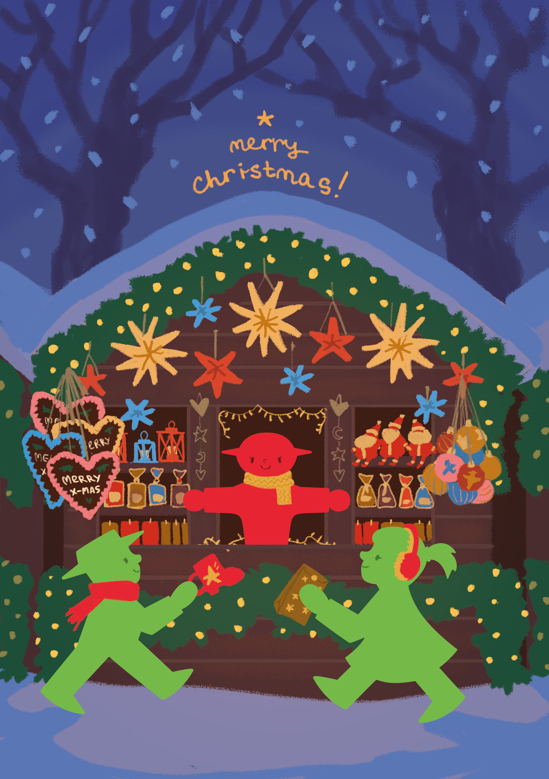 Merry Christmas Ampelmann