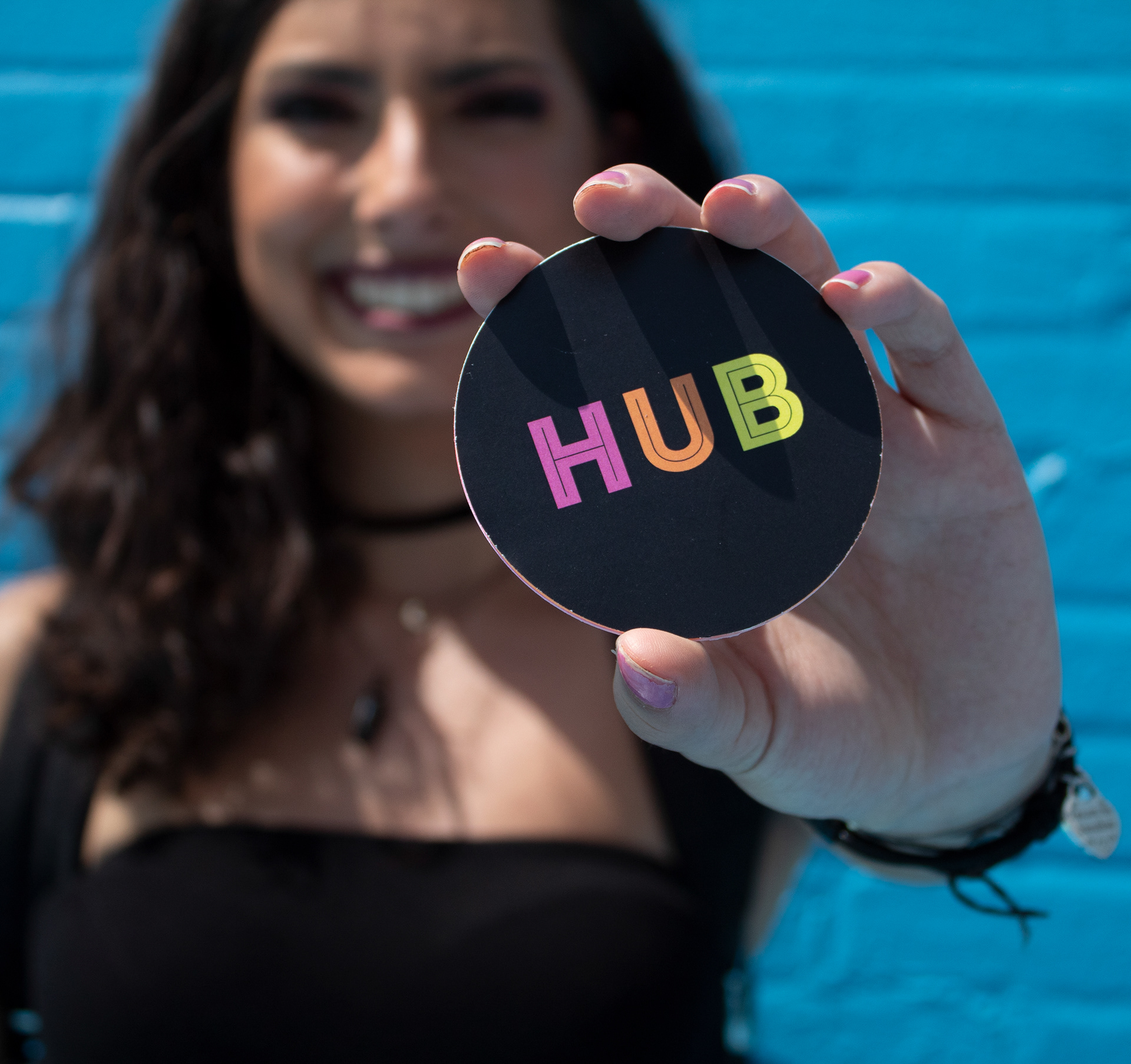 HUB business card front
