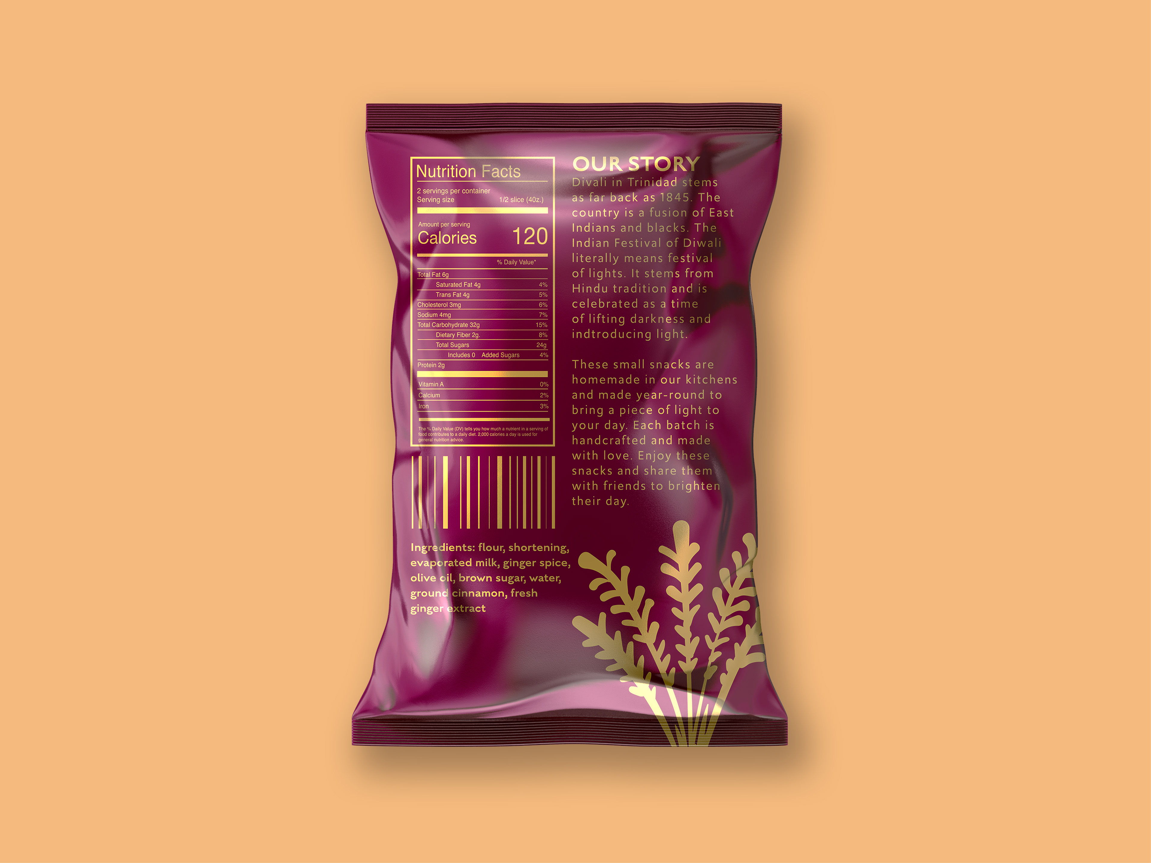 Kurma Crisps make for a crisp and convenient snack during festivals or for everyday cravings.