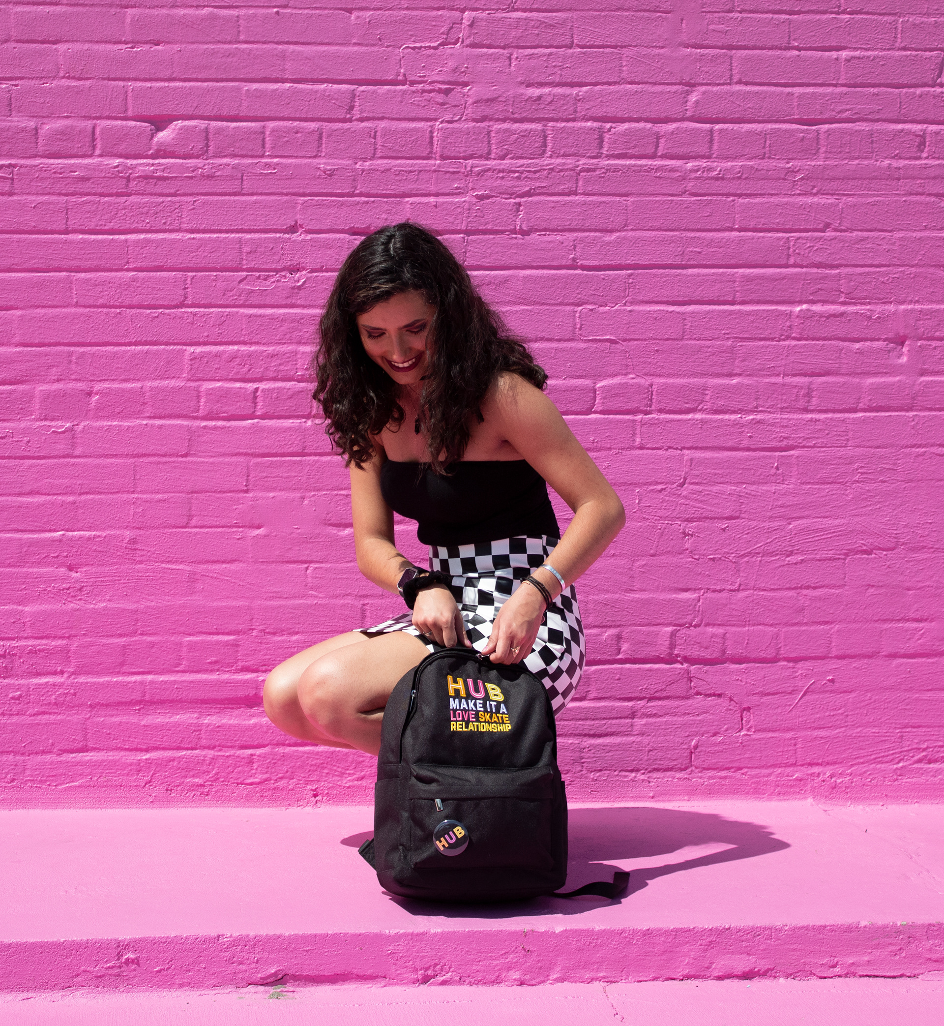 HUB skate packs can be used to rep the rink and the skate family.