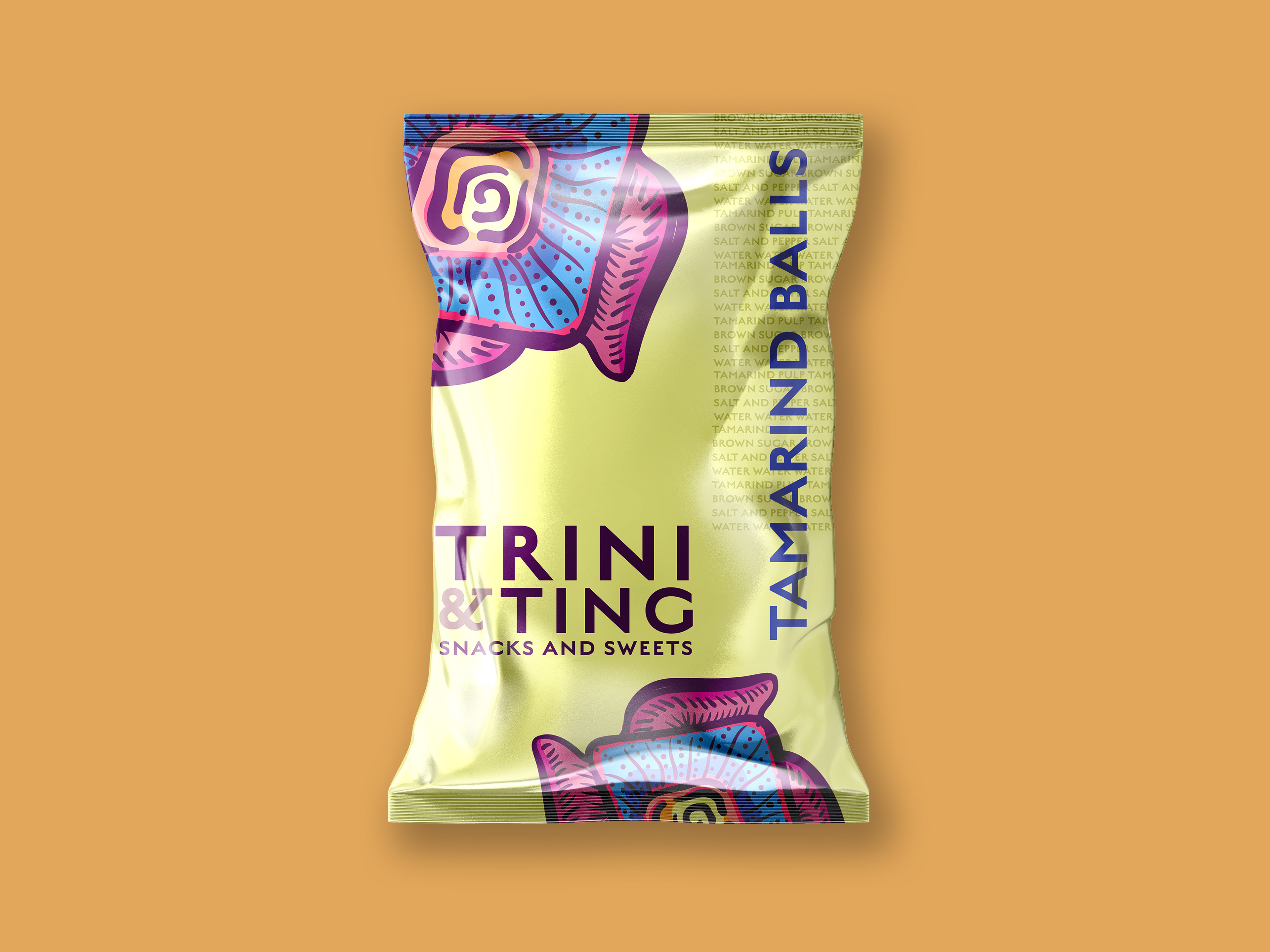 Tamarind Balls are a combination of brown sugar and sweet tamarind fruit shaped into a candy ball.