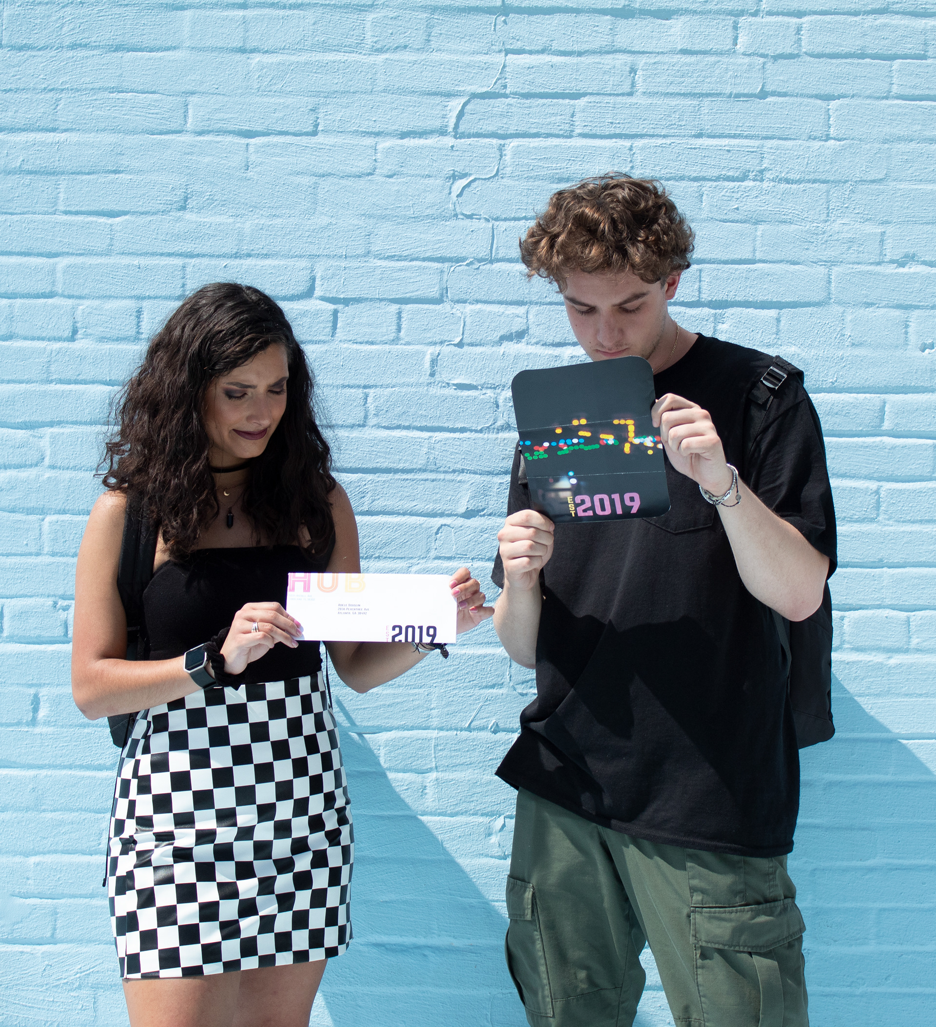 HUB letterhead designed to be an edgy approach to correspondence with distributors