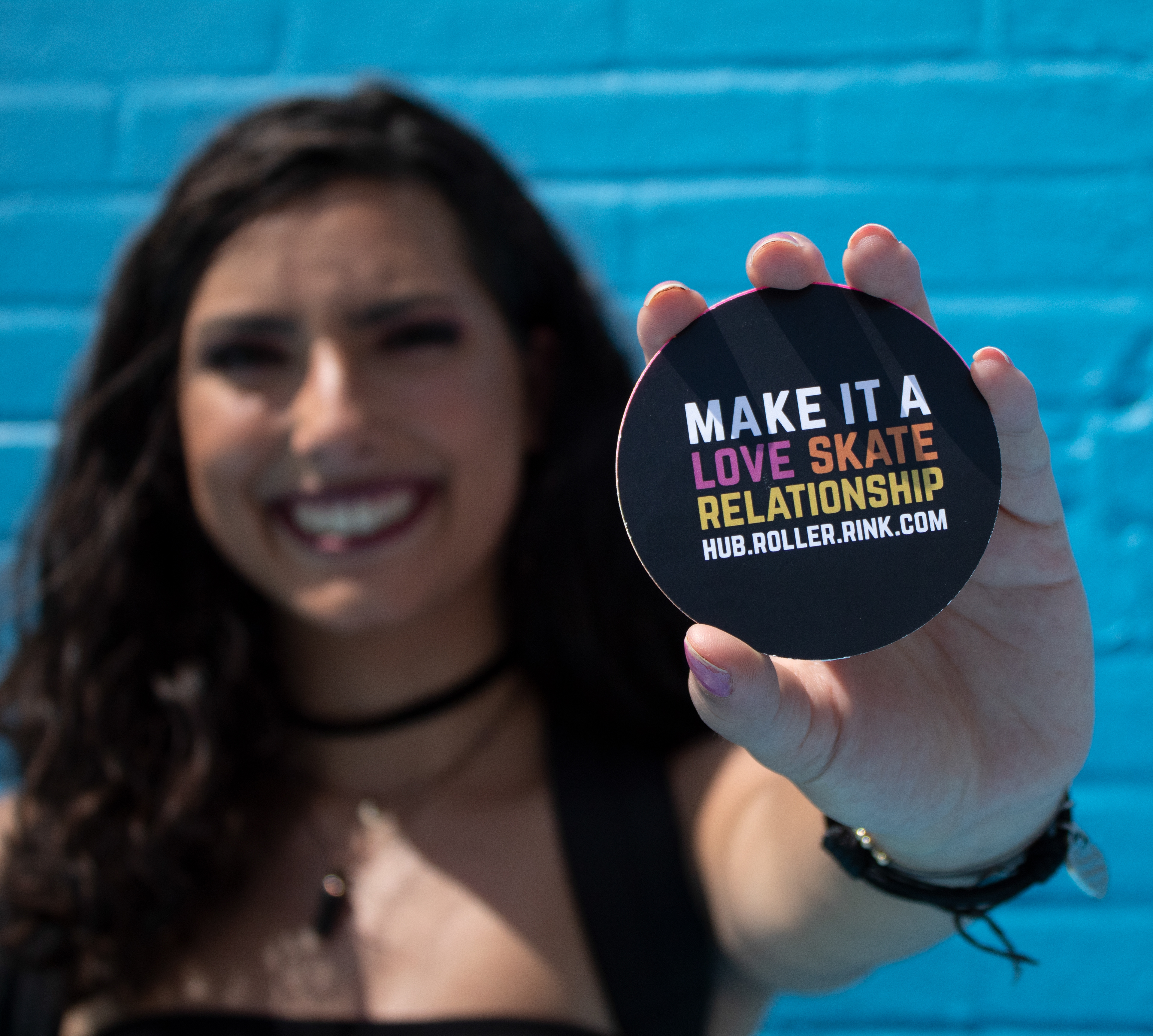 The iconic slogan emphasizing the goal and purpose of the new-age rink.