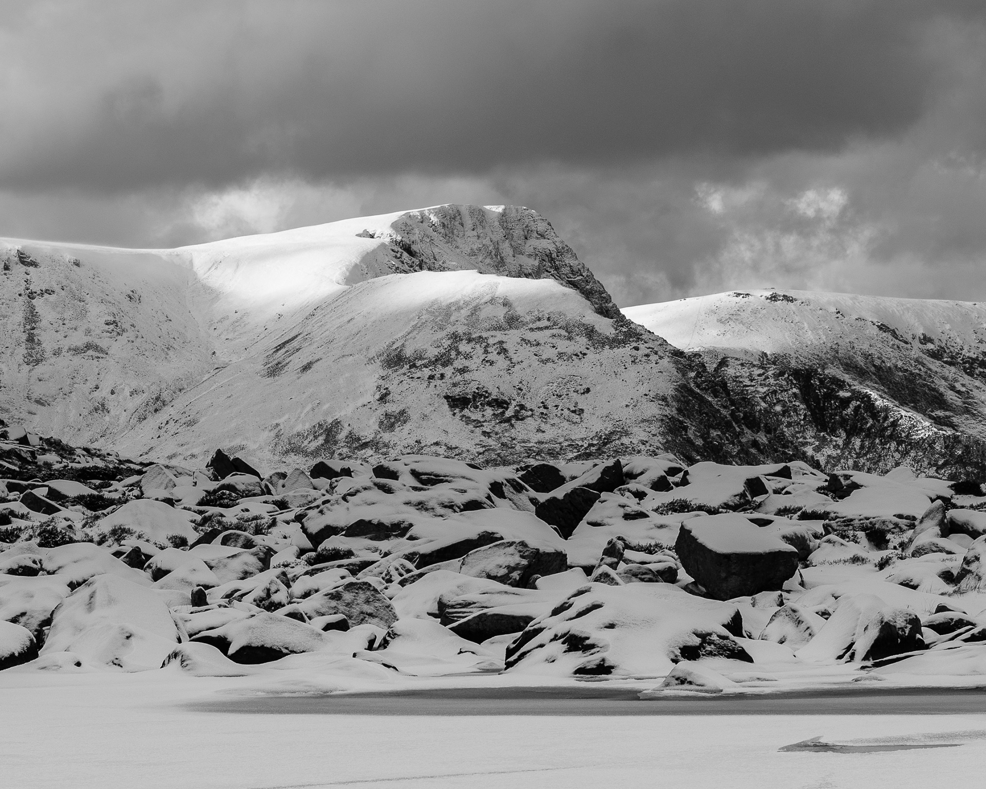 Snow on the Carneddau