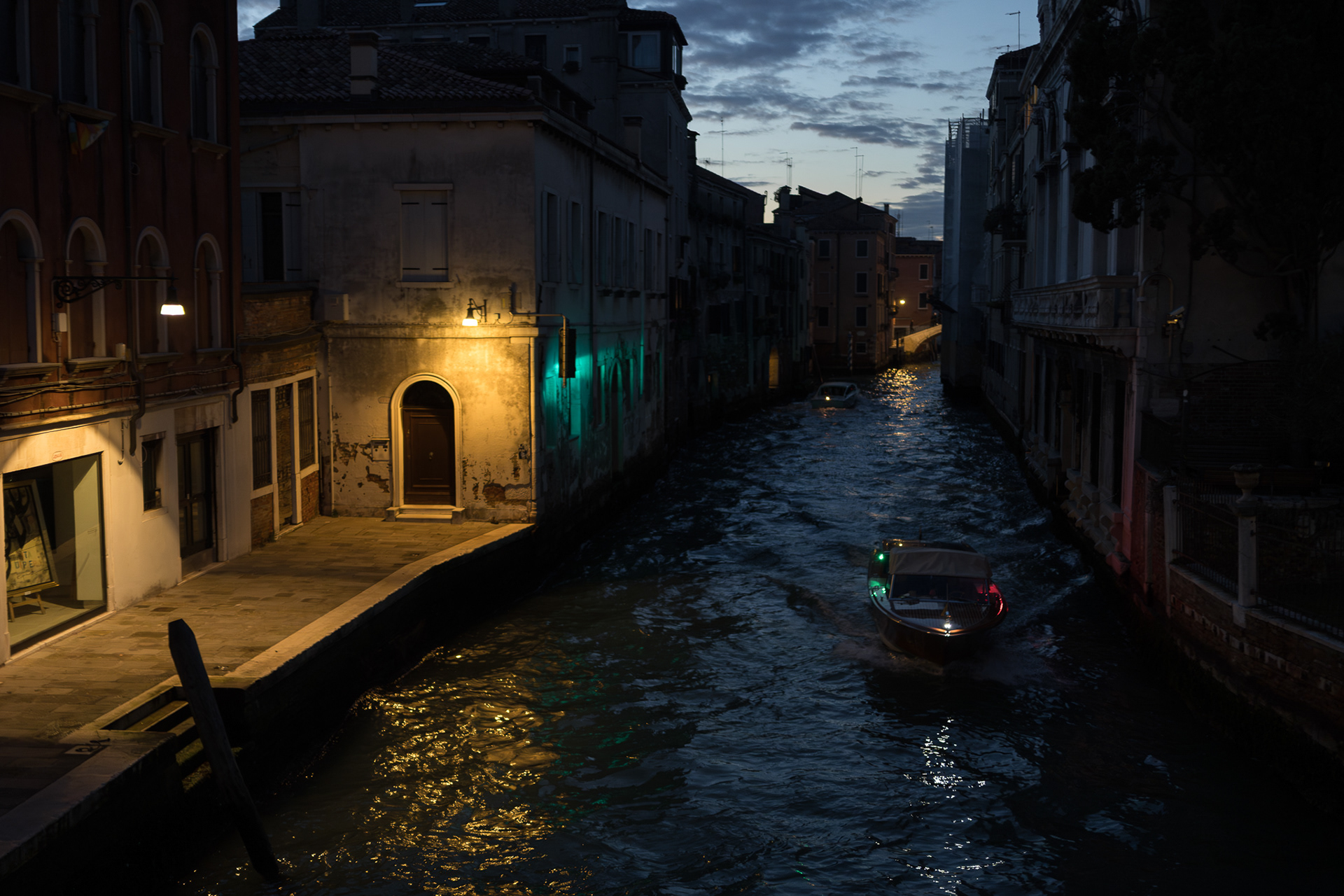 Venice at night