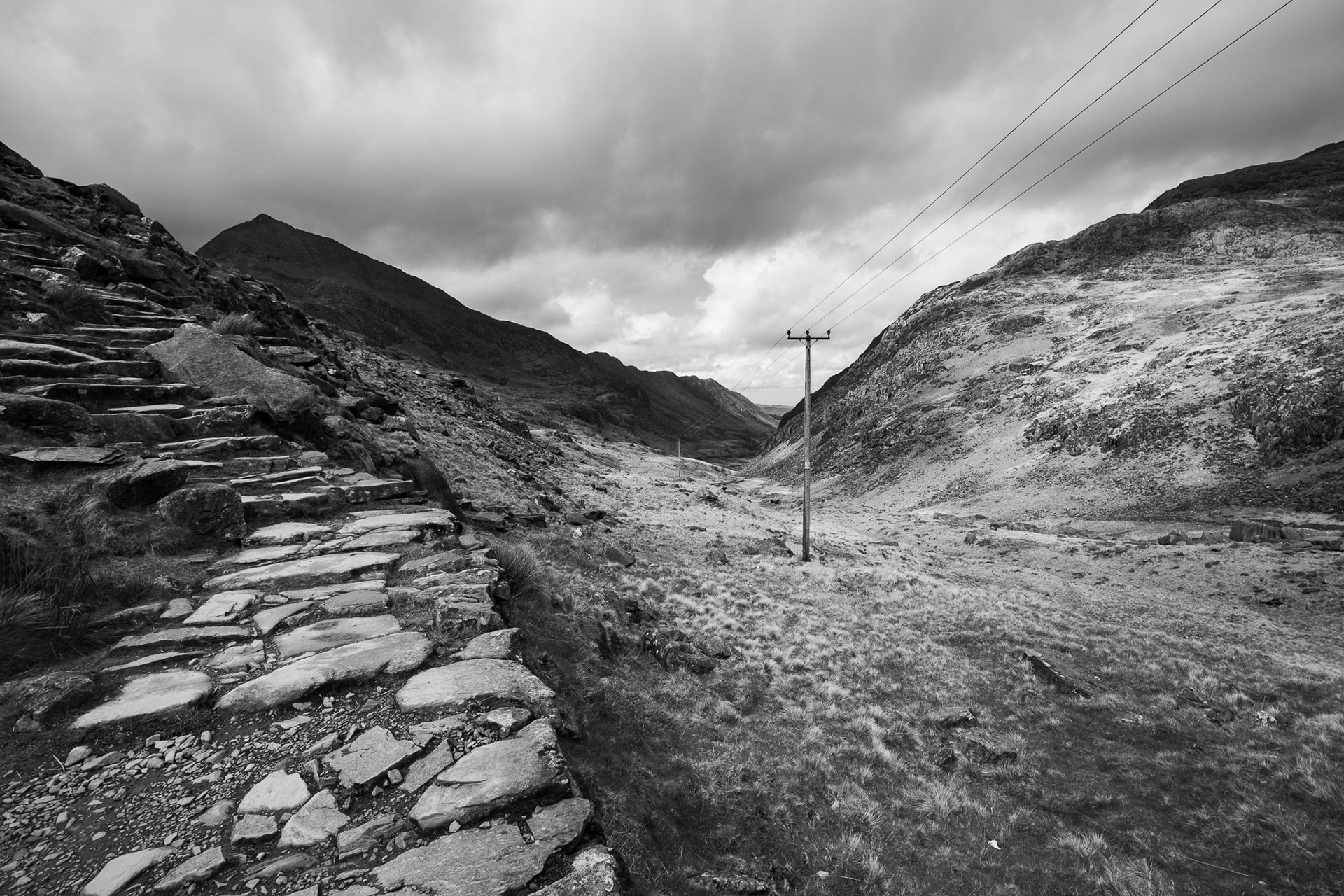 Start of the Pyg path, Yr Wyddfa