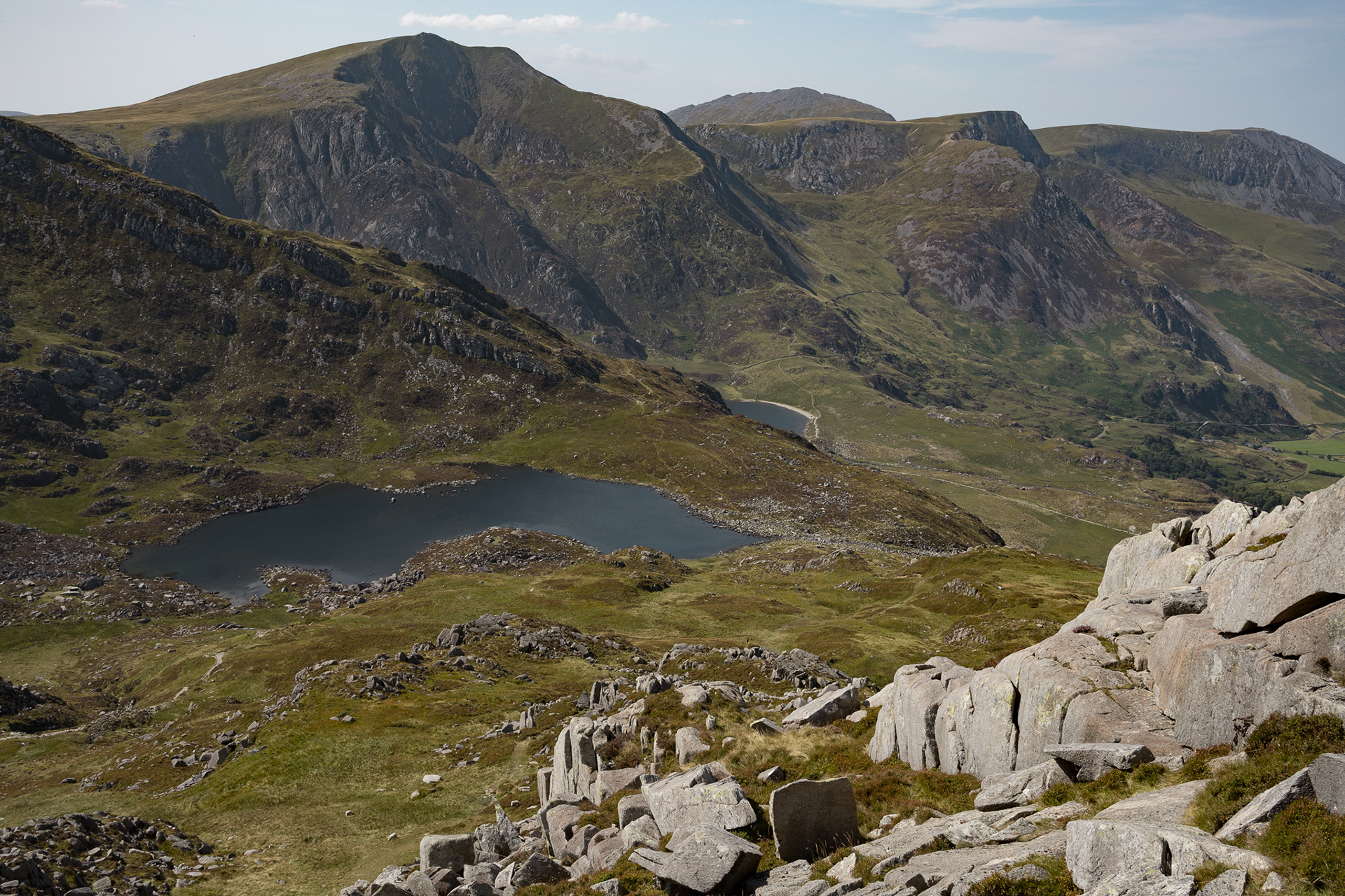 Ascending Tryfan