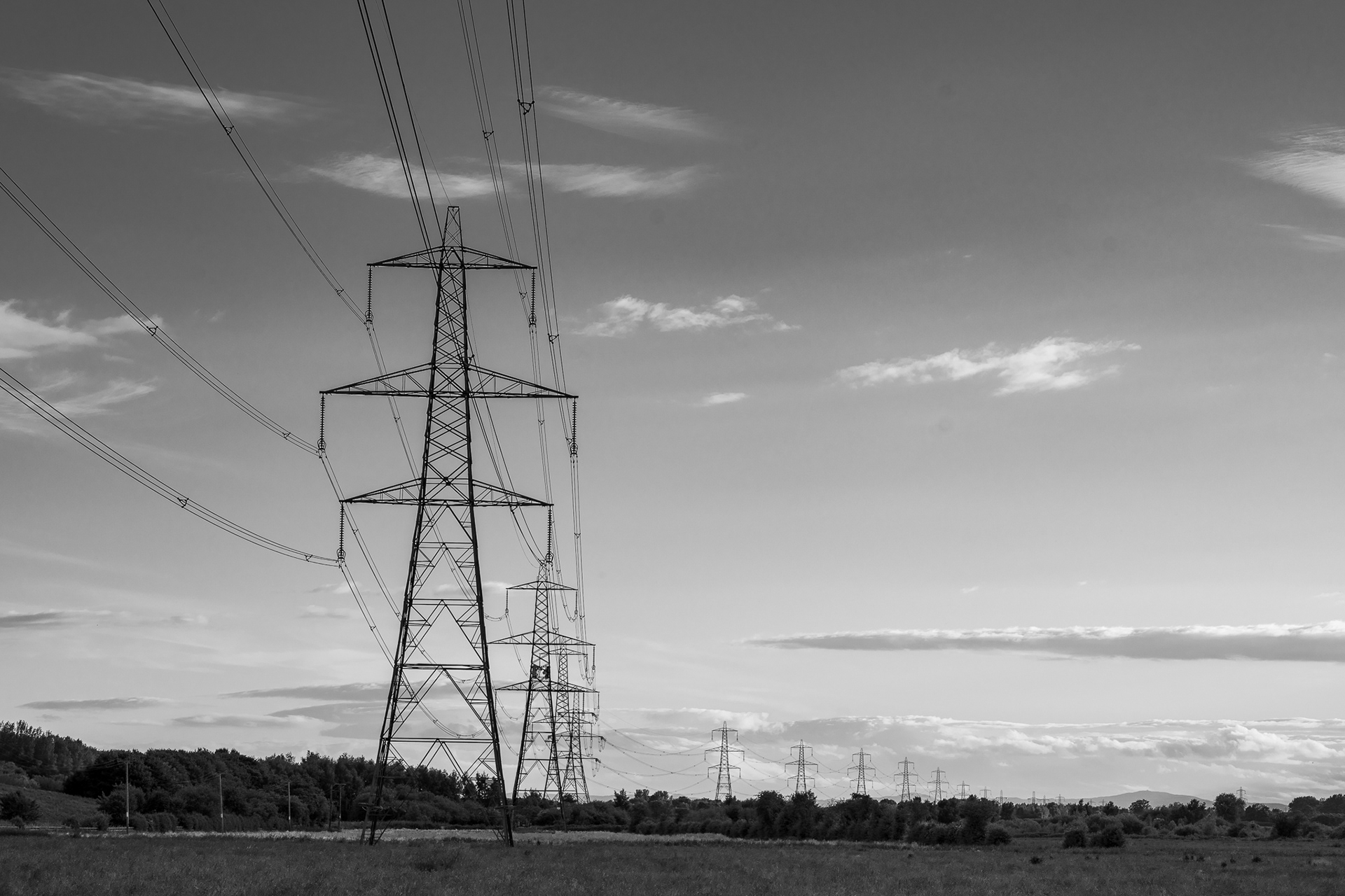 Pylon train, Frodsham