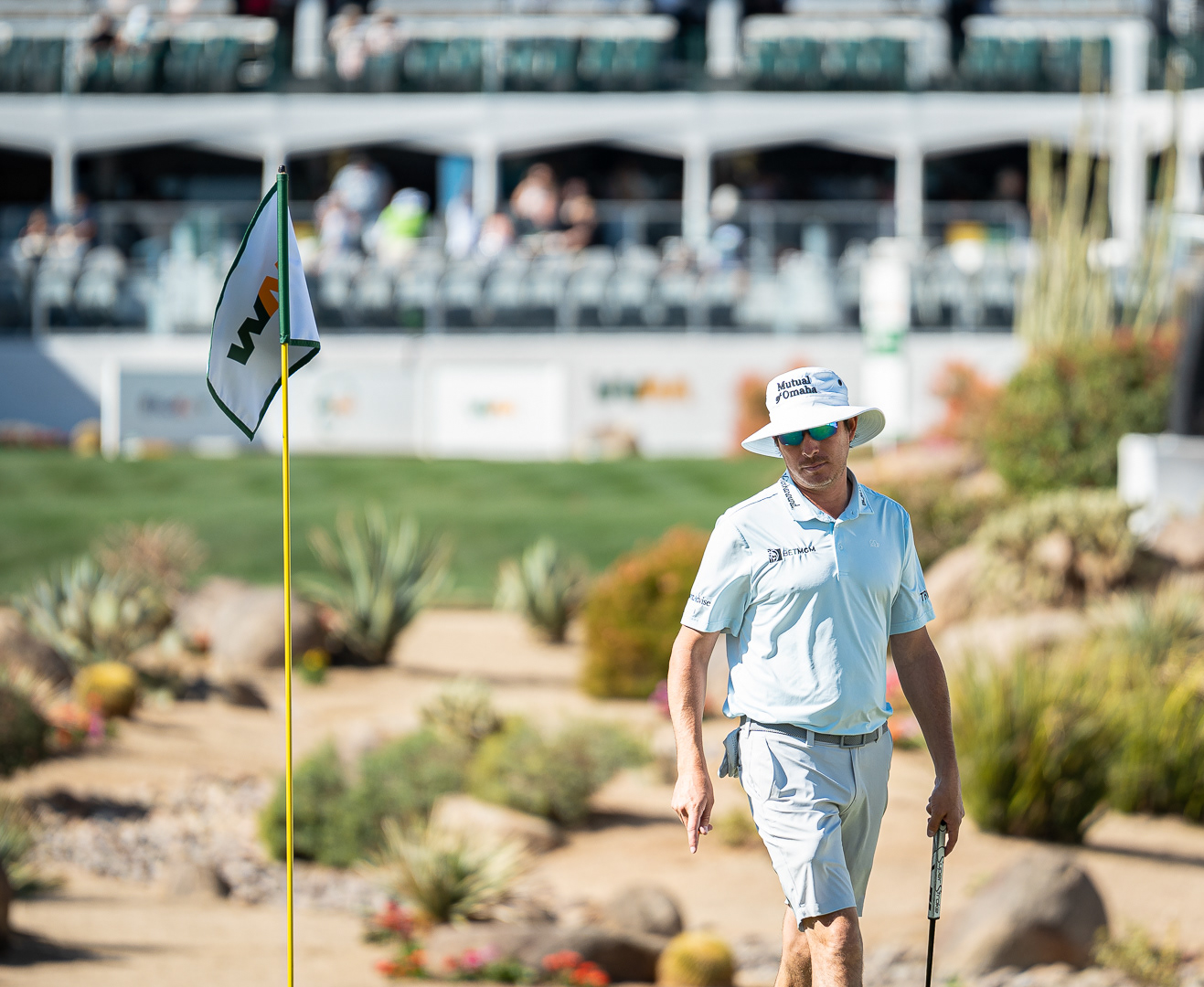 Joel Dahmen walks up to the 16th green during practice rounds  at TPC Scottsdale on Tuesday, February 4, 2025 in Scottsdale, Arizona. 