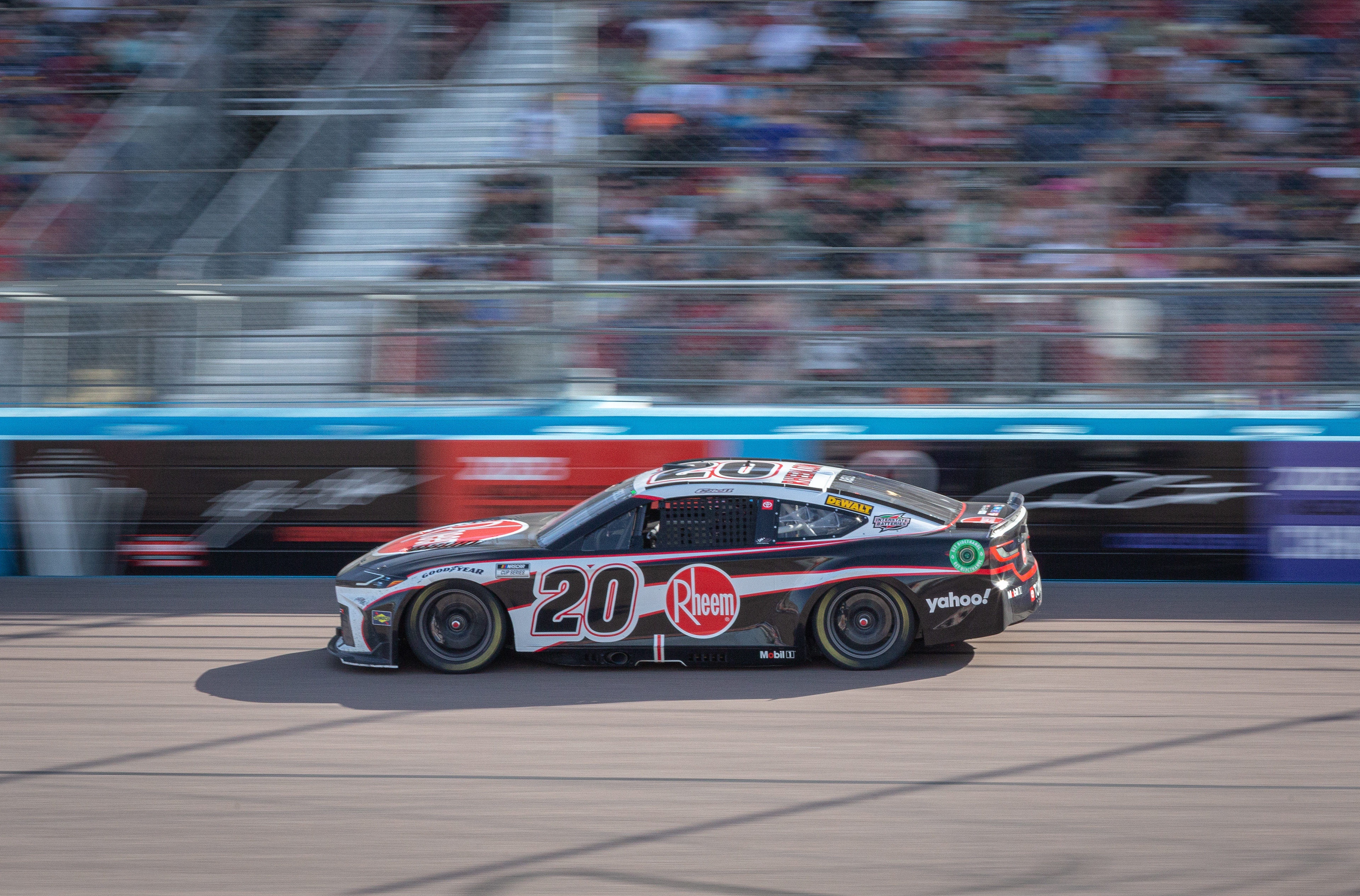 Christopher Bell, NASCAR Cup Series driver, takes a lap around Phoenix Raceway on Sunday, March 10, 2024 in Avondale, Arizona.