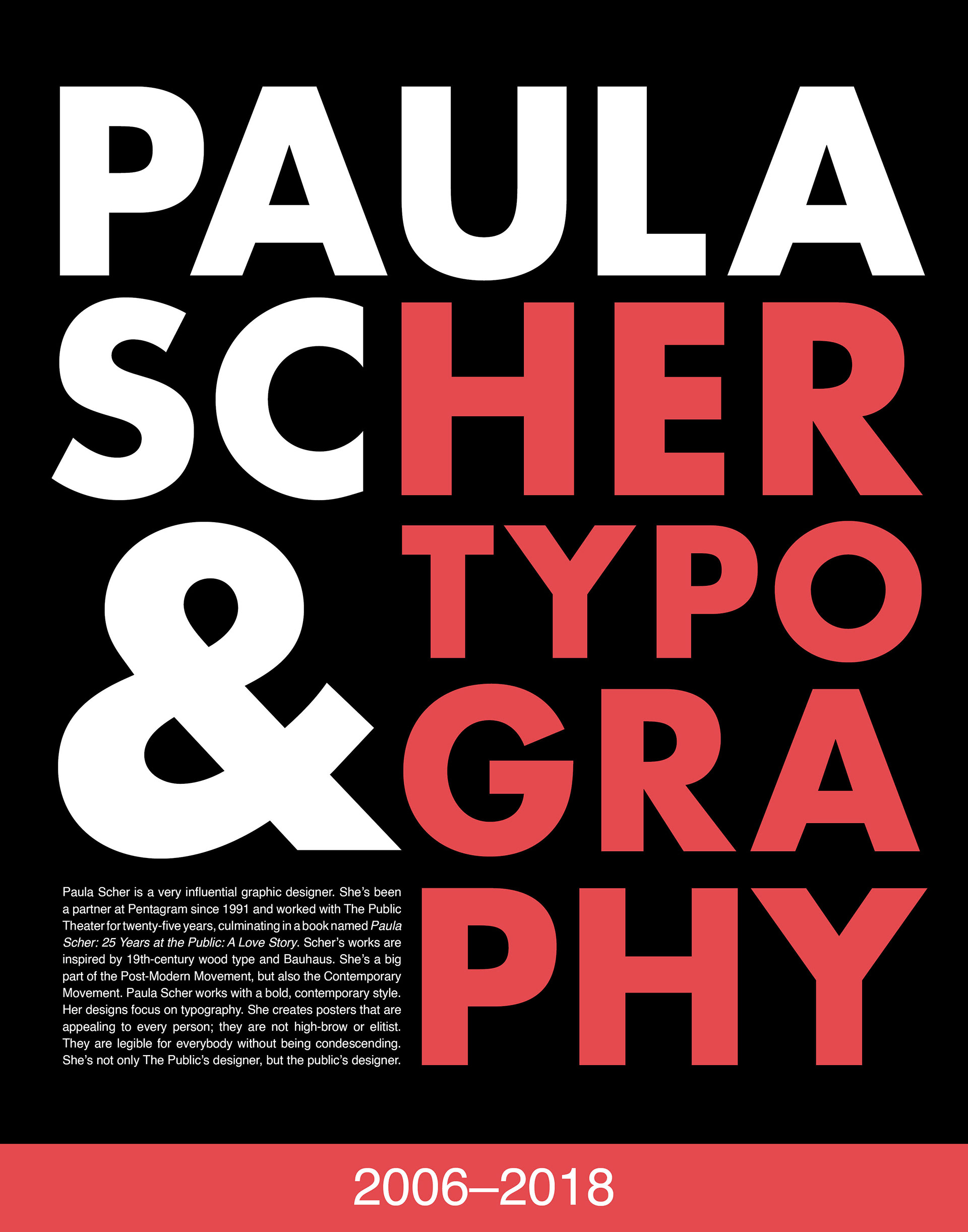 ​​​​​​​This poster was selected to be displayed in the James E. Booth Hall of the Rochester Institute of Technology and is also featured on their website.