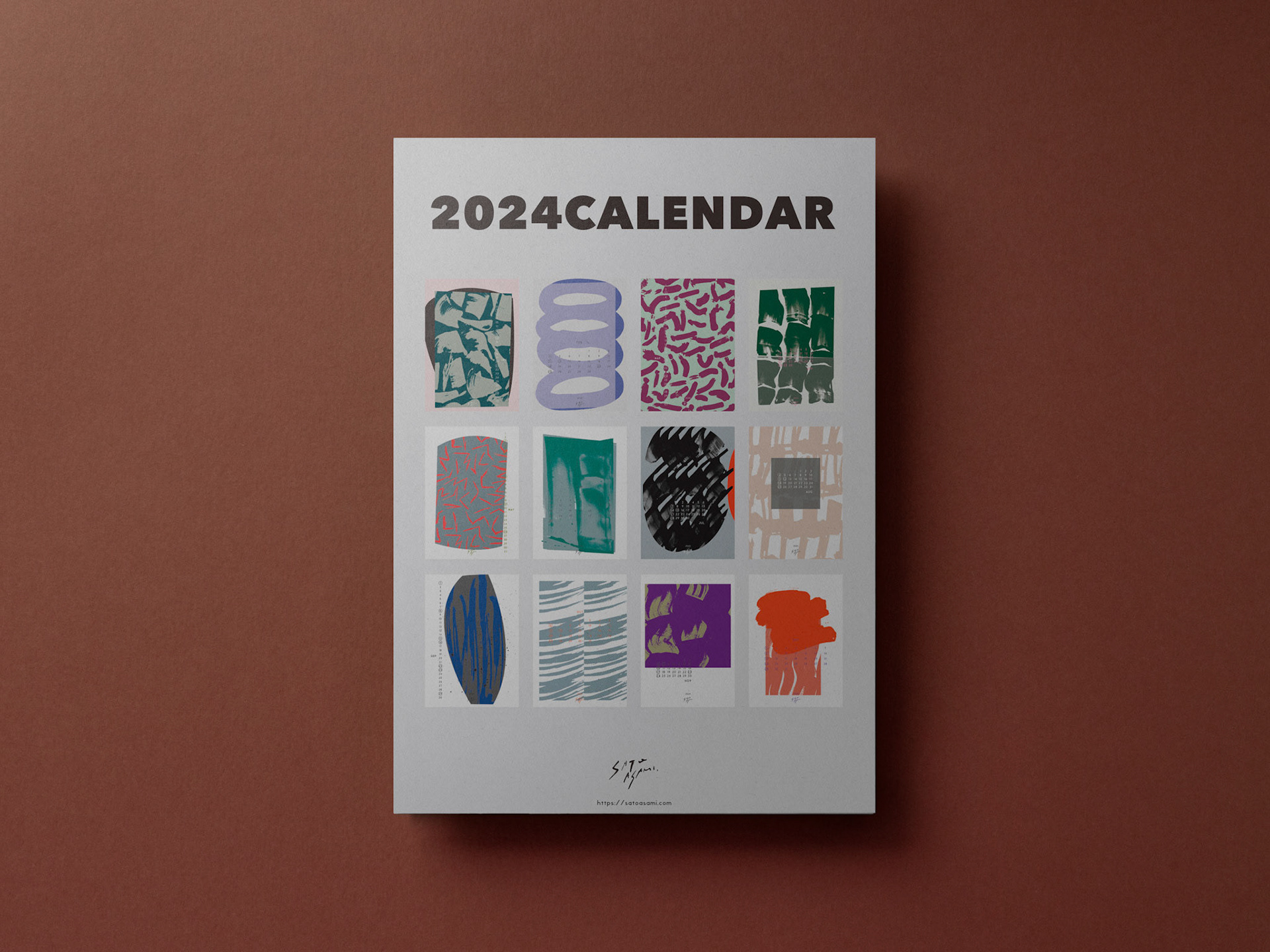 サトウアサミの2024年カレンダー