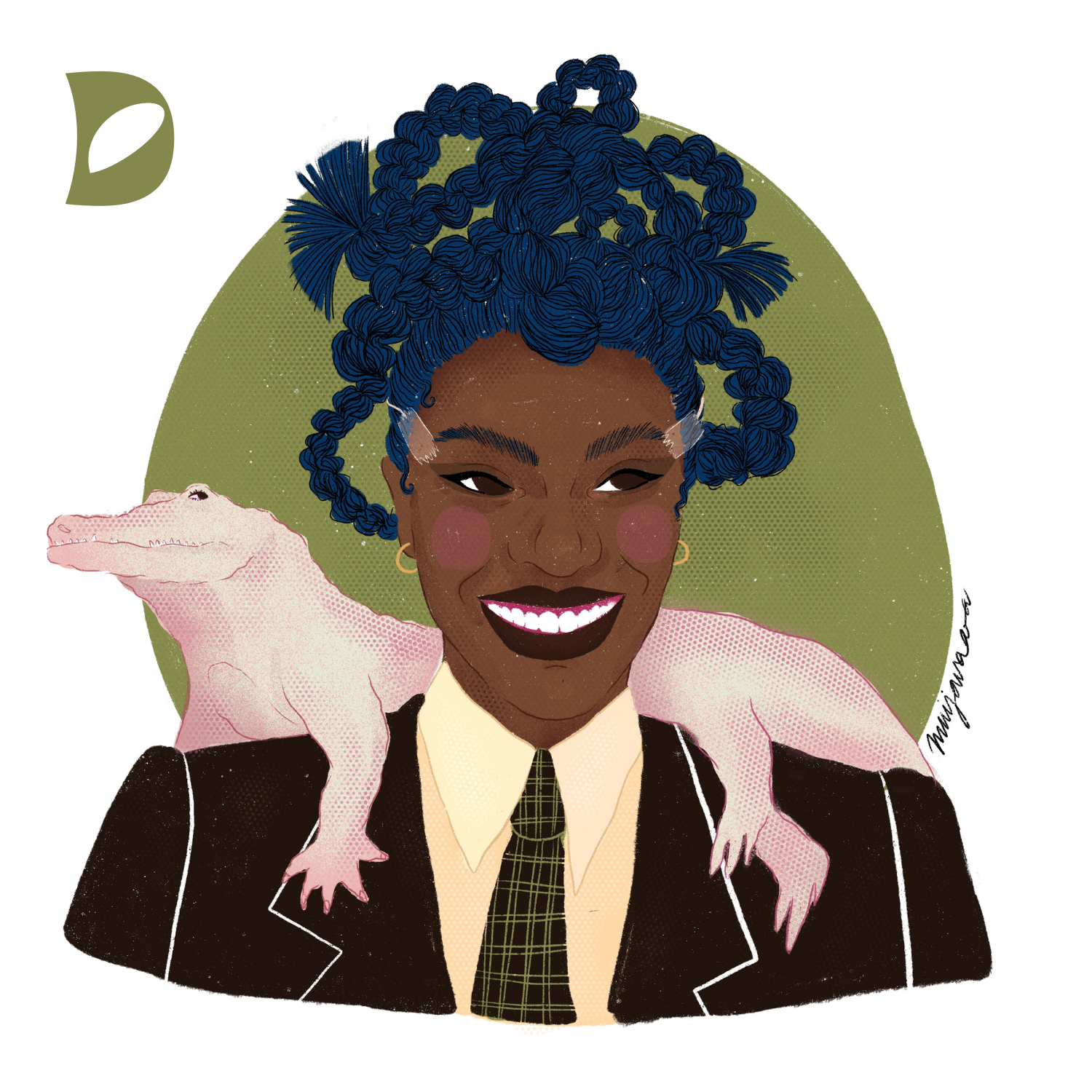 Doechii, Muijavaara, illustration, Venla Vaattovaara, kuvitus