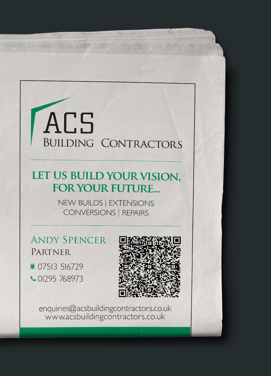 Newsprint advert  • creative concept, design and artwork