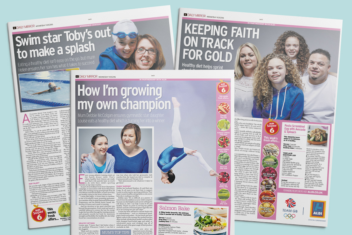 Mums viewpoint advertorial • layout and artwork