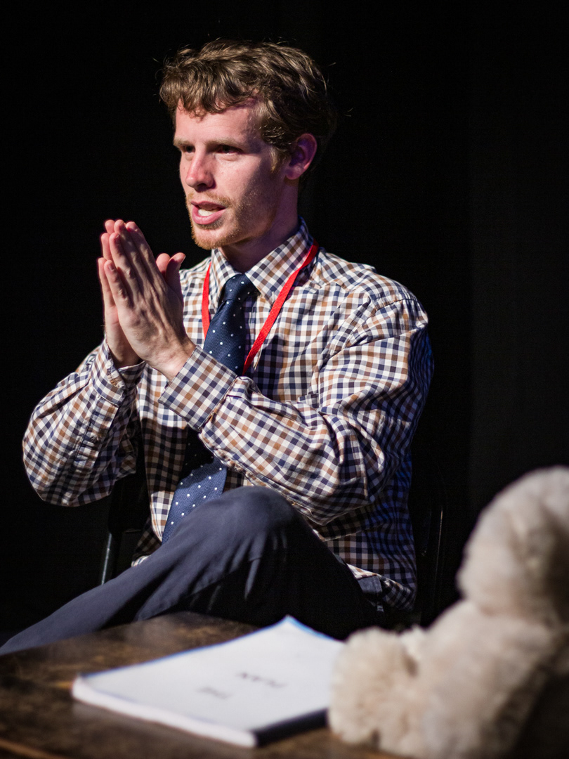 Stanley Young is Staging a Reconstruction of a Murder - Aidan Valentine