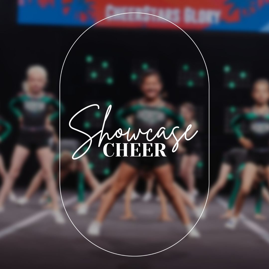 Bild mit Titel "Showcase Cheer" vor Meisterschaftsbild der United Cheerstars Köln