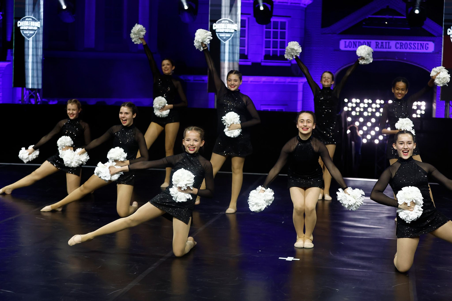 Bild der CheerStars Shine Cheerleader aus Köln bei der Elite Cheerleading Championship in Bottrop