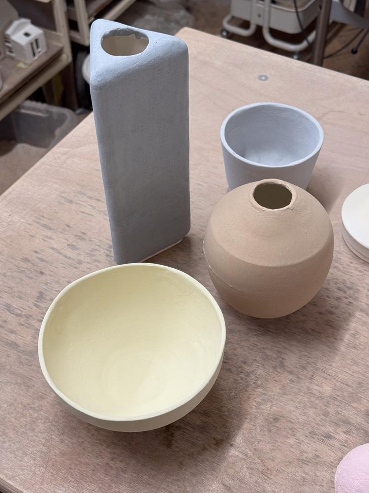 Place pottery ready for the kiln