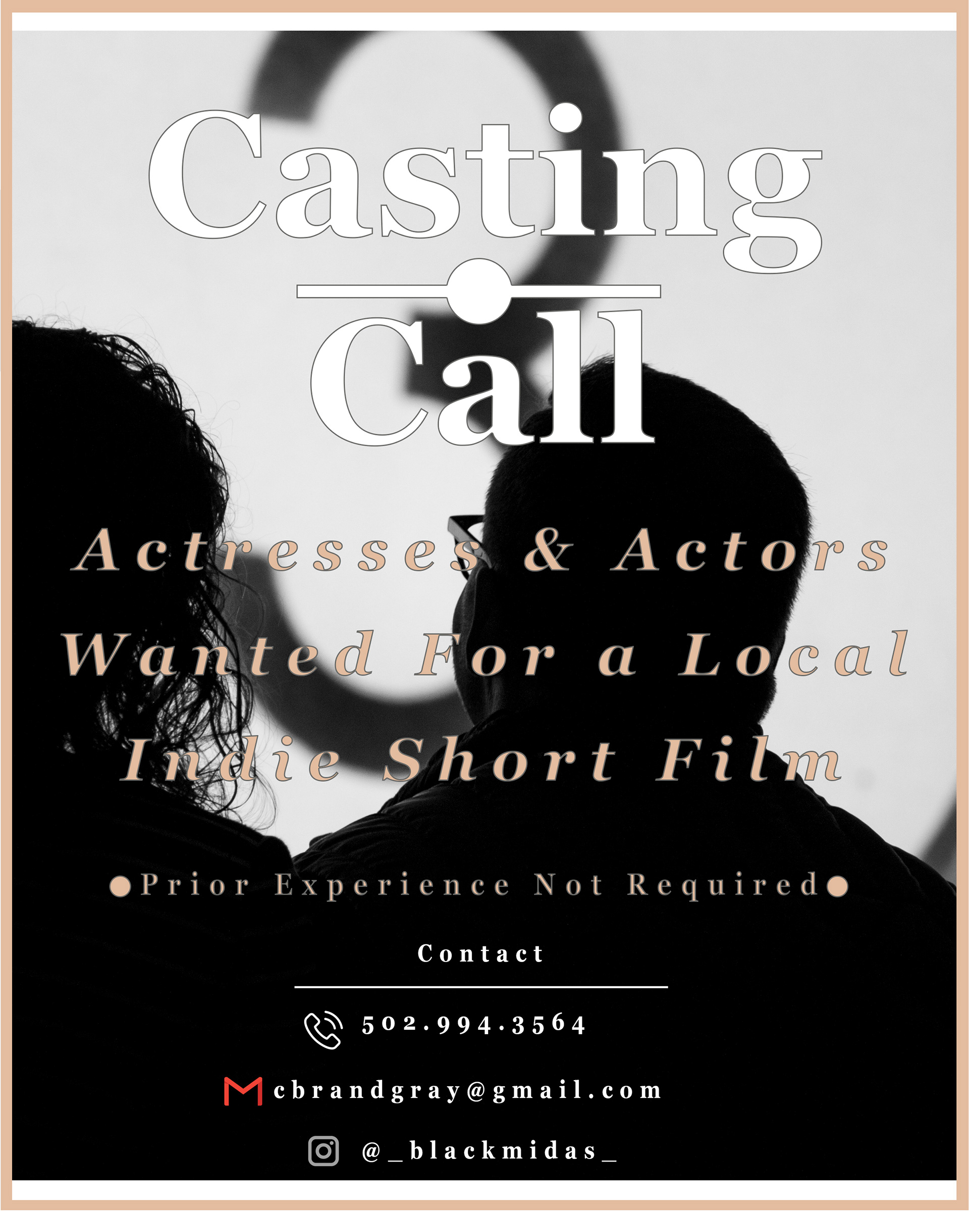 A Flyer Made for a Passion Project