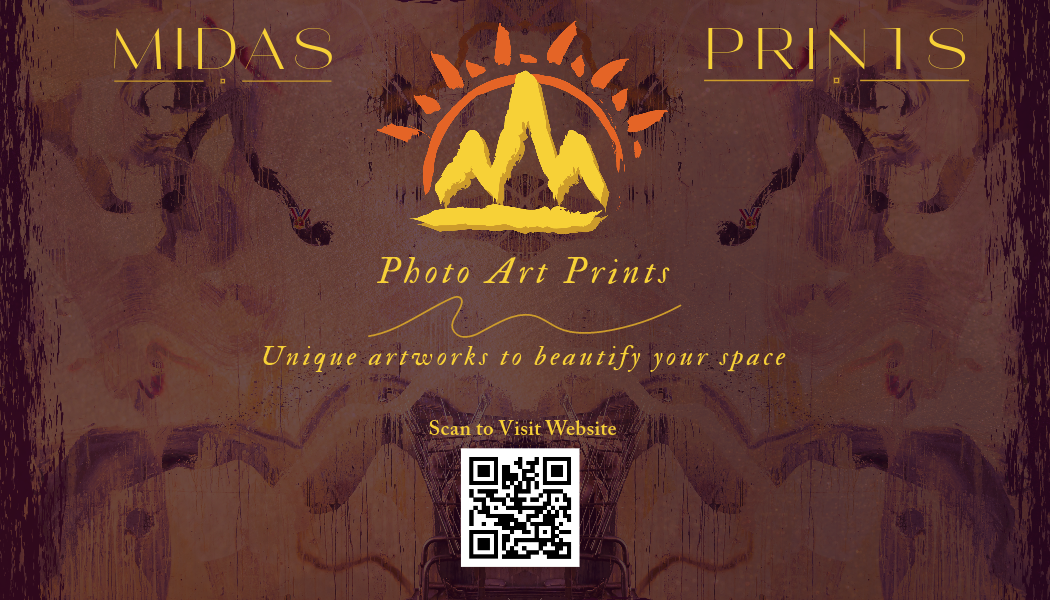 Front of Art Print Business Card