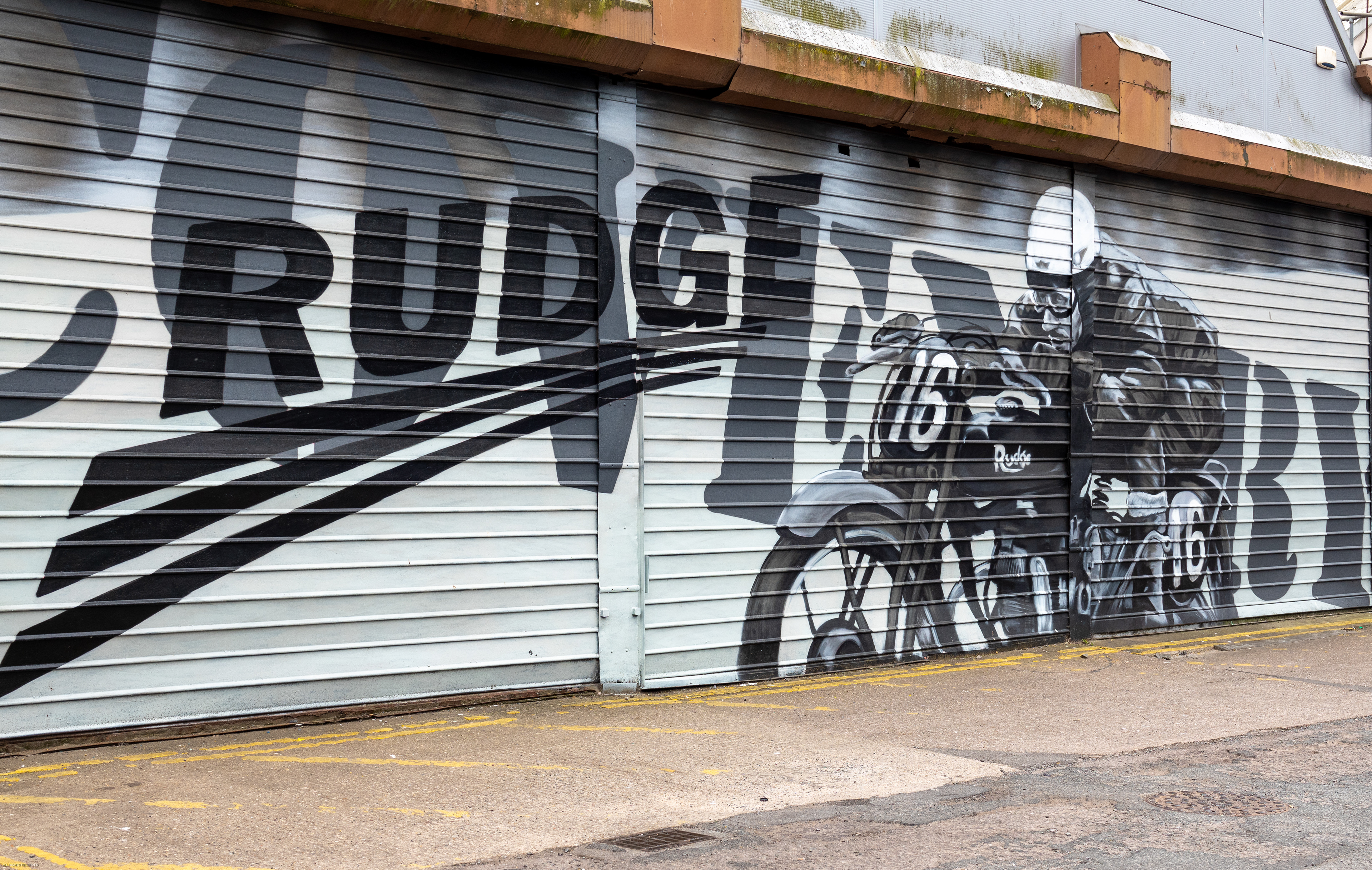 Rudge Motorcycle mural
