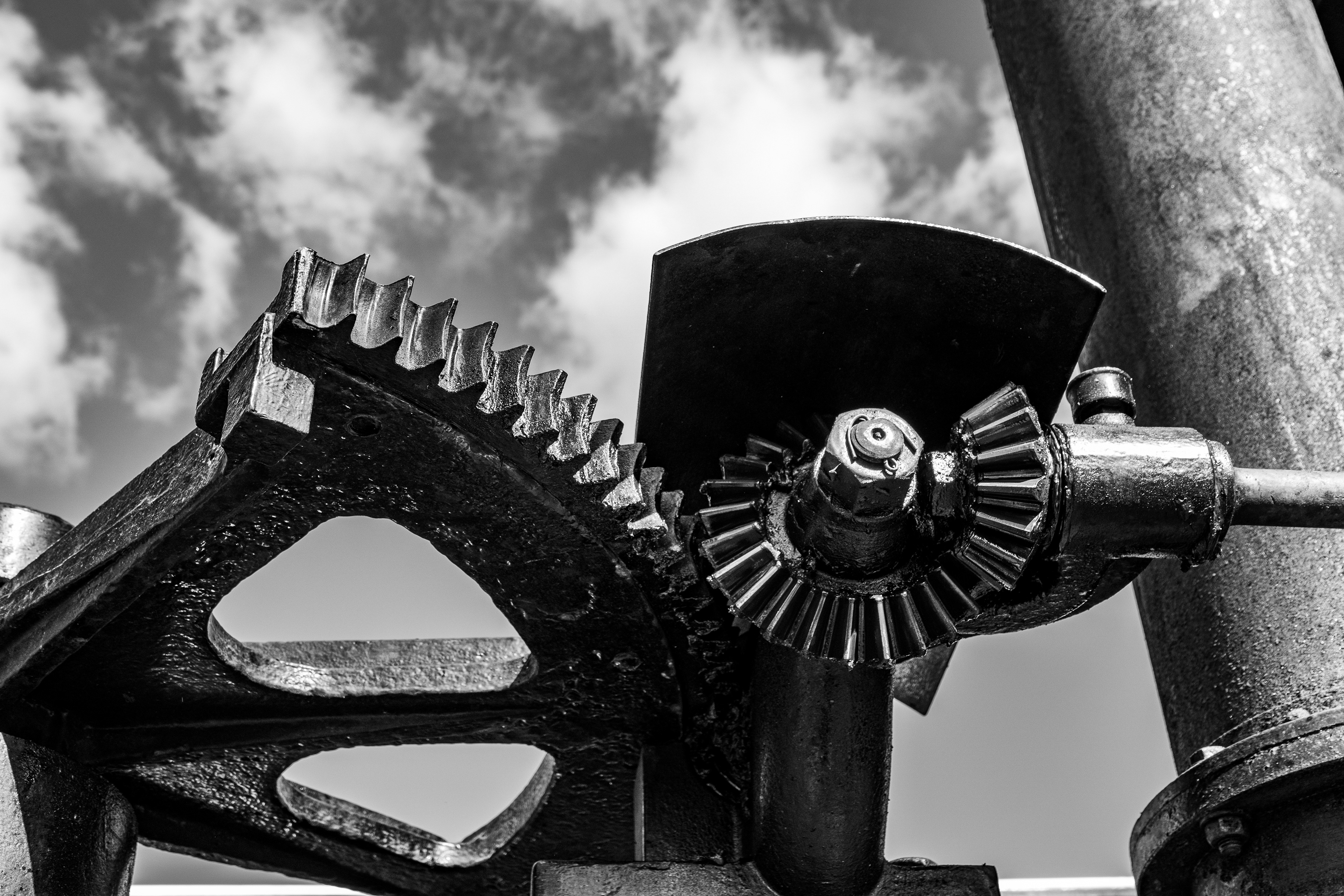 Traction engine detail