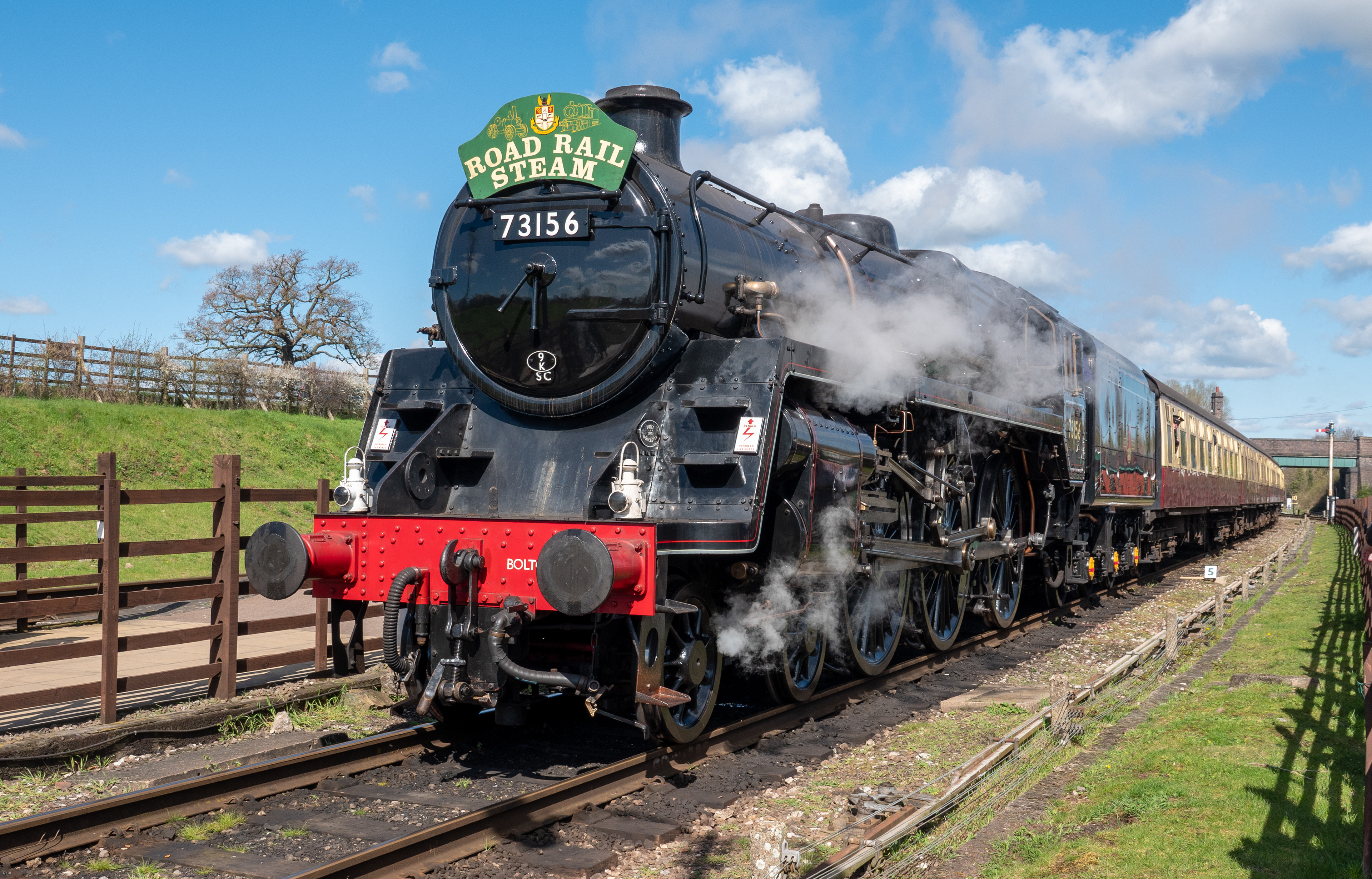 73156 at Quorn Station