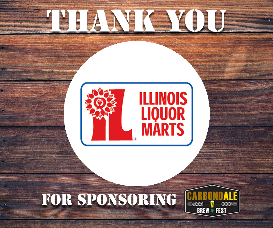 A graphic to thank all sponsors of the CarbondALE Brew Fest.