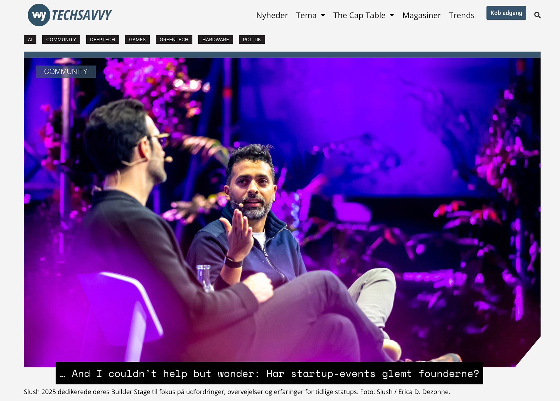 Techsavvy Media - Slush (FI) 2025, November 2025