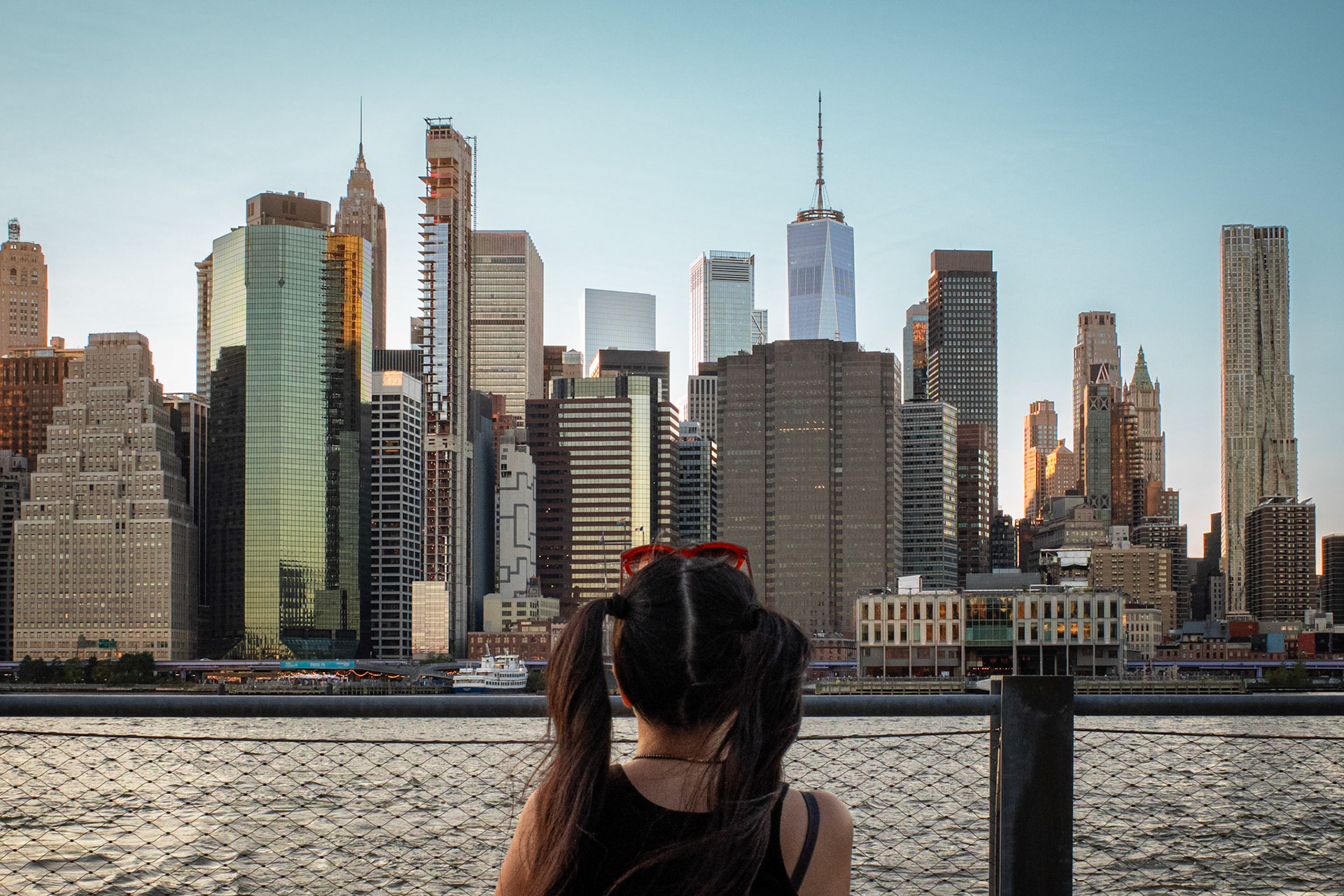 Un regard vers Manhattan