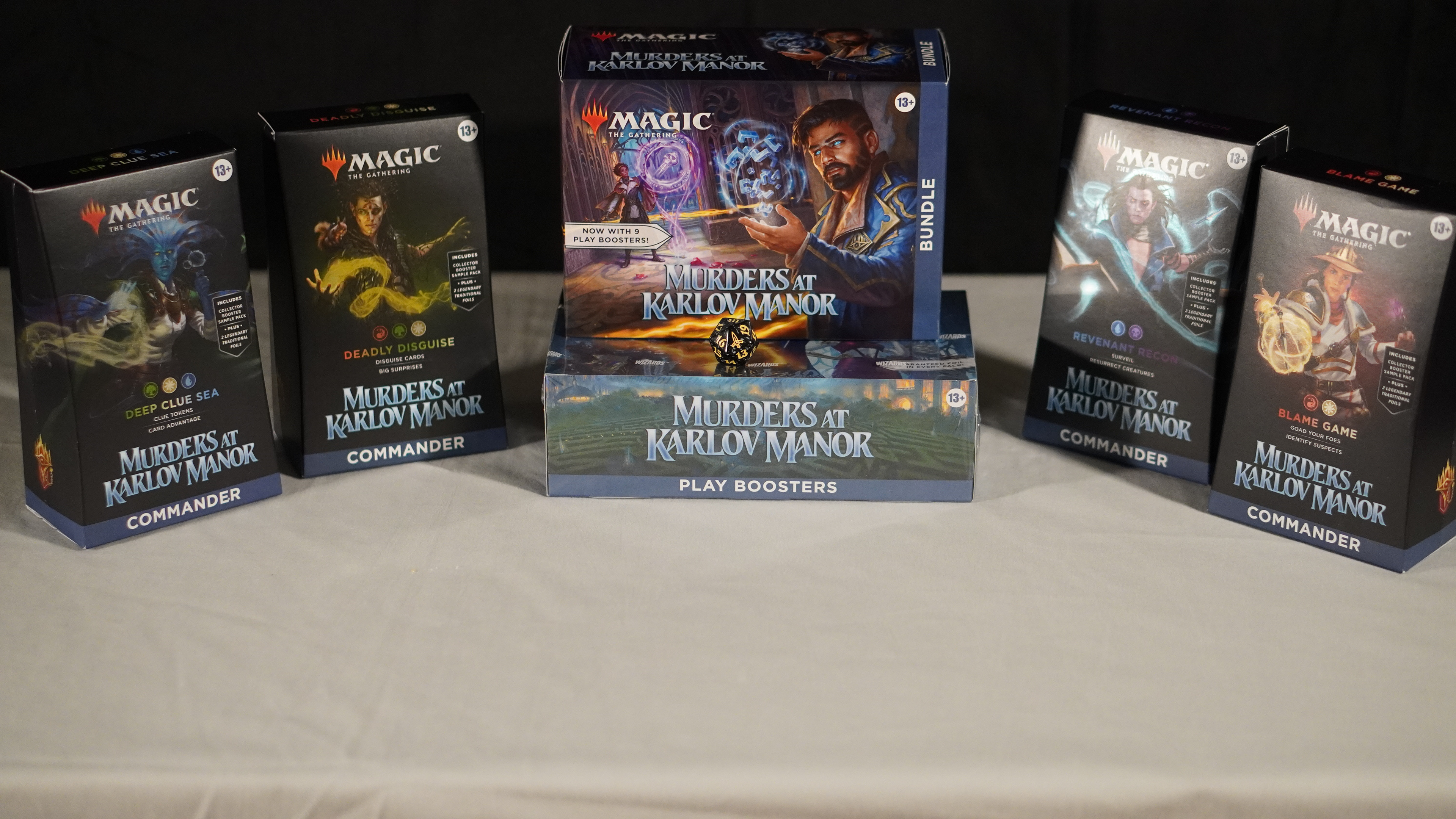 Full product set for a social media post to advertise new product launch. 