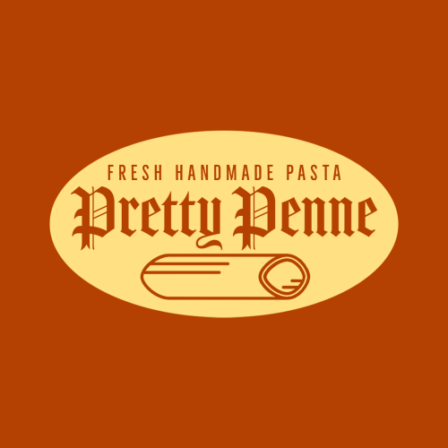 A logo for a fake pasta place for a surprise engagement party. 