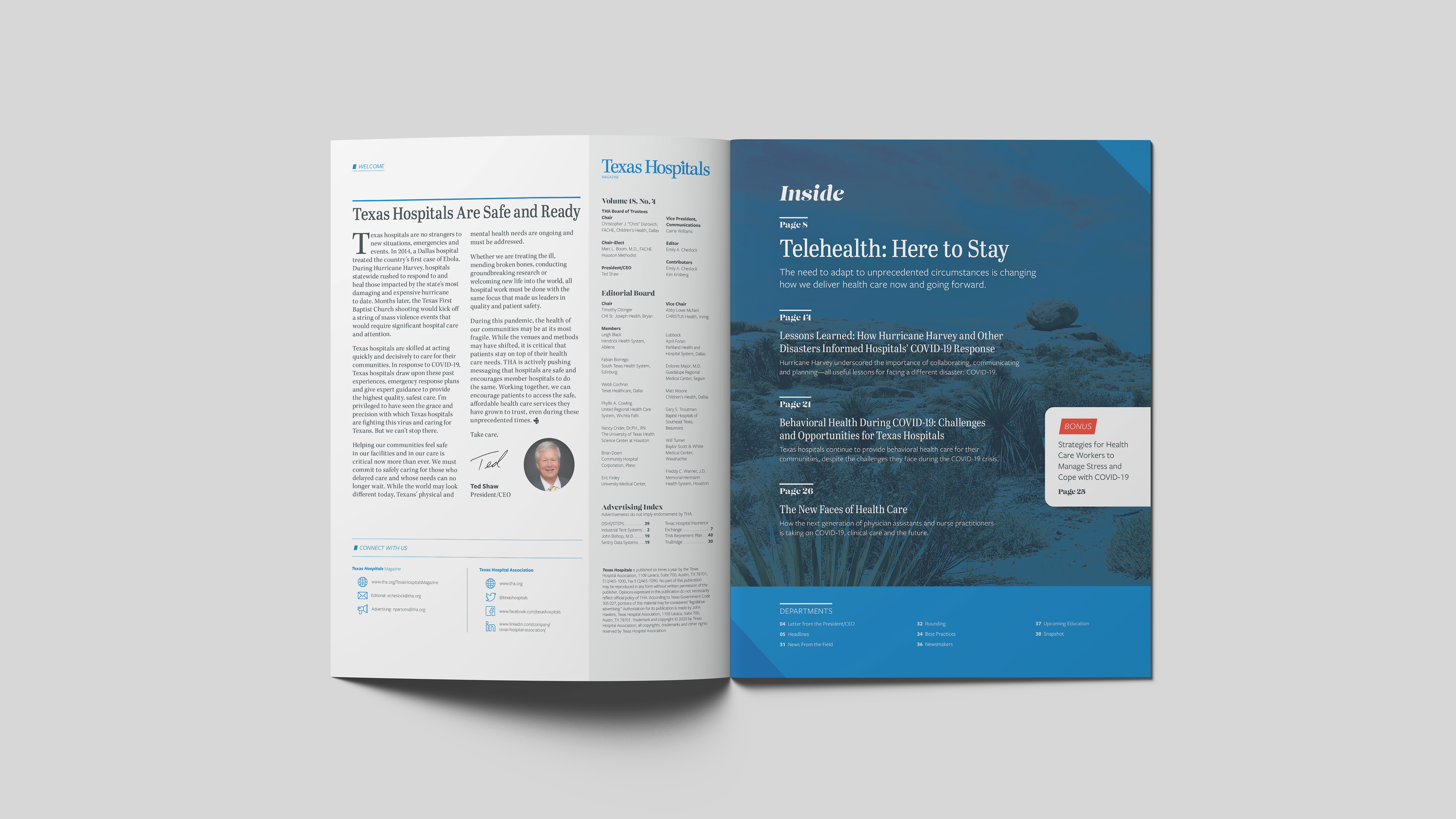 Welcome, Credits, and Letter from the CEO