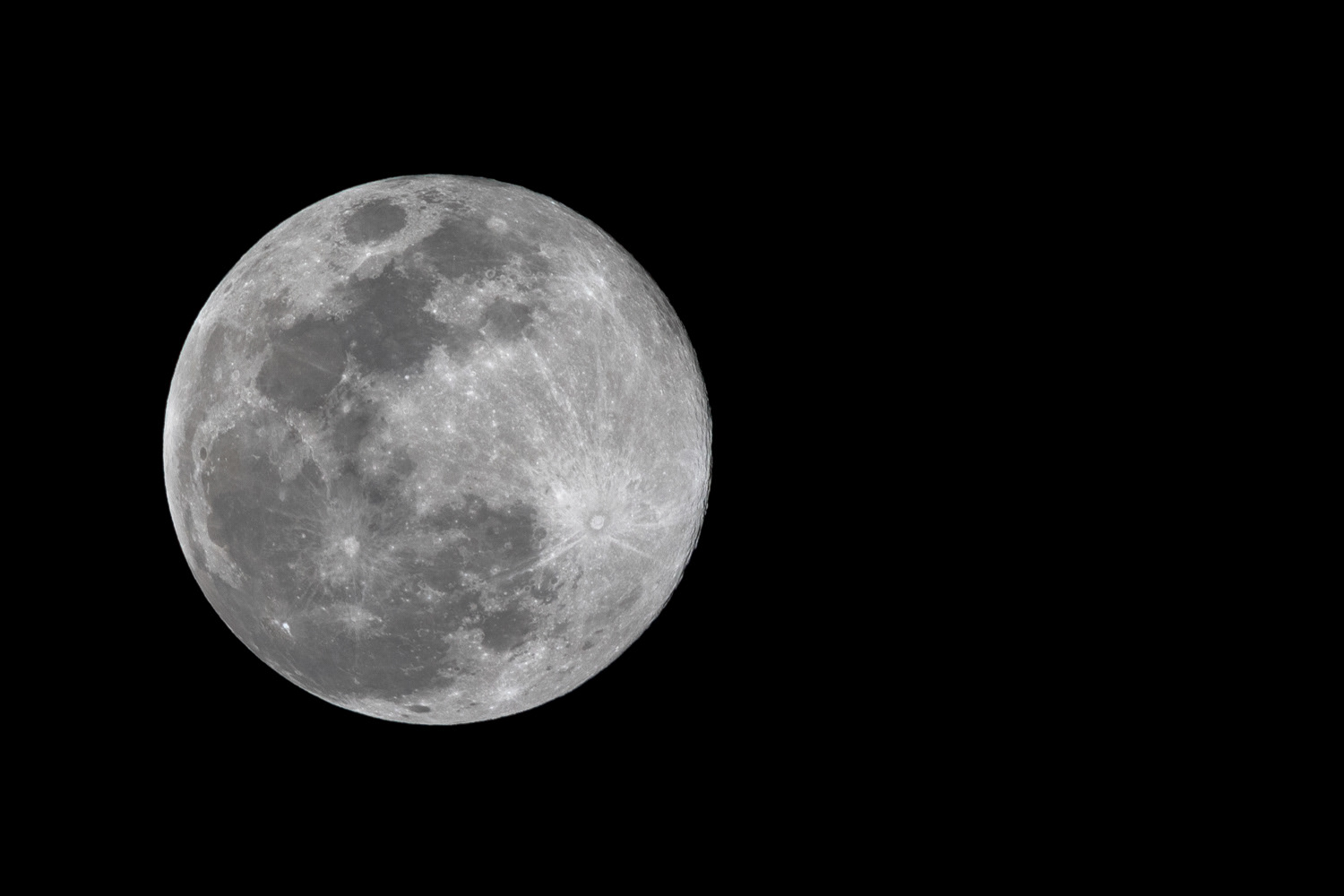 Waxing Gibbous Moon, Houston, TX