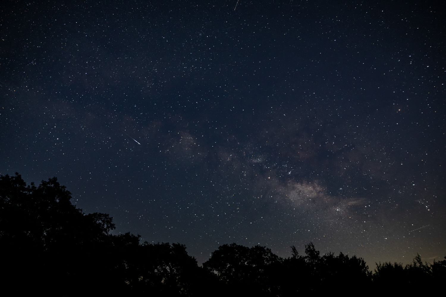 Milky Way, Crabapple, TX, July 13, 2018, 8:48 PM