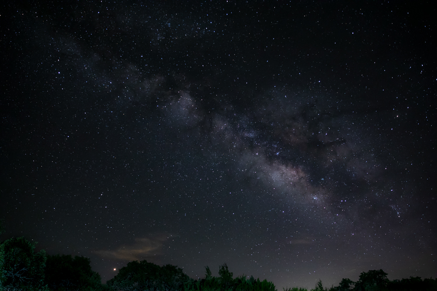 Milky Way, Crabapple, TX, July 13, 2018, 9:58 PM