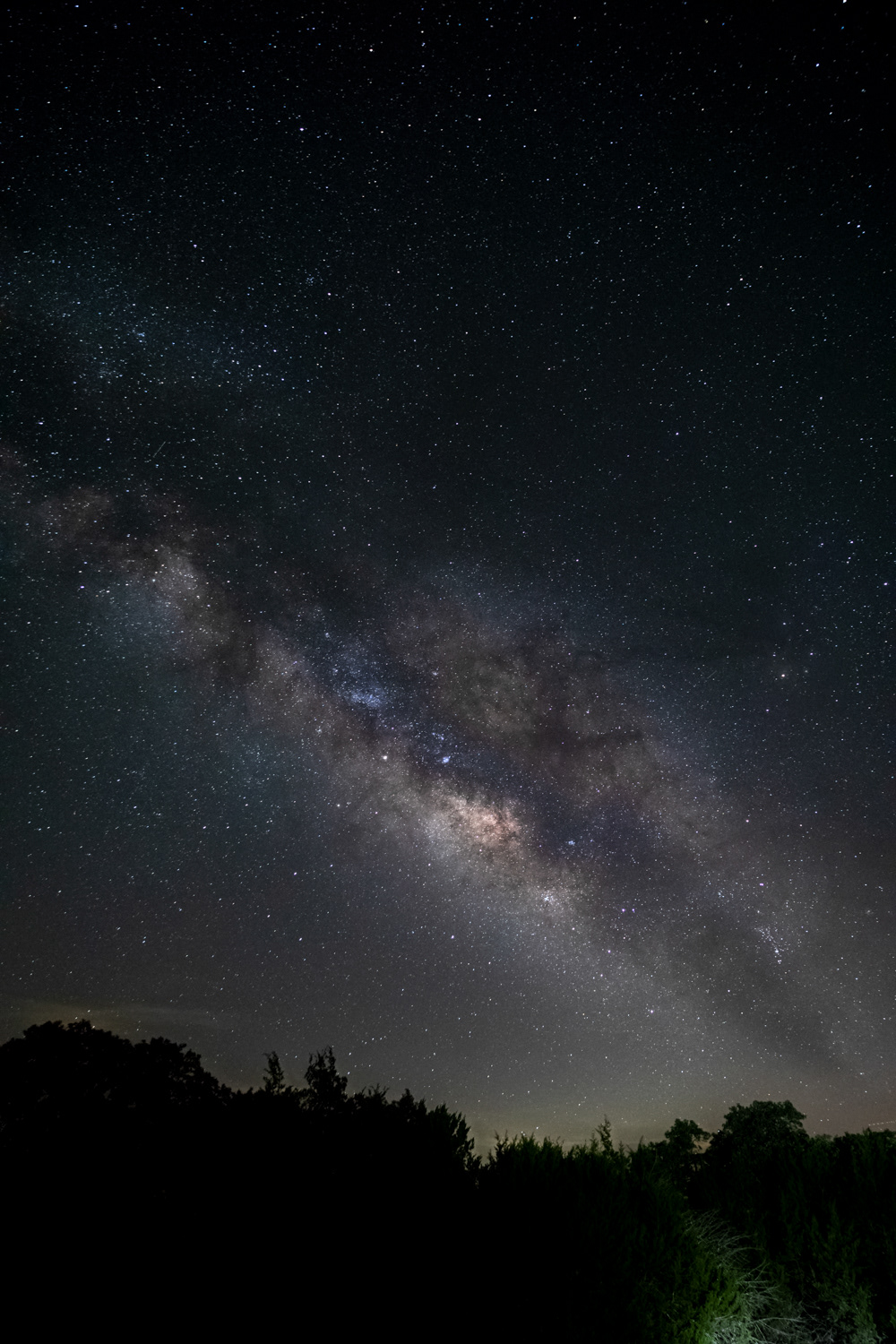 Milky Way, Crabapple, TX, July 13, 2018, 9:30 PM