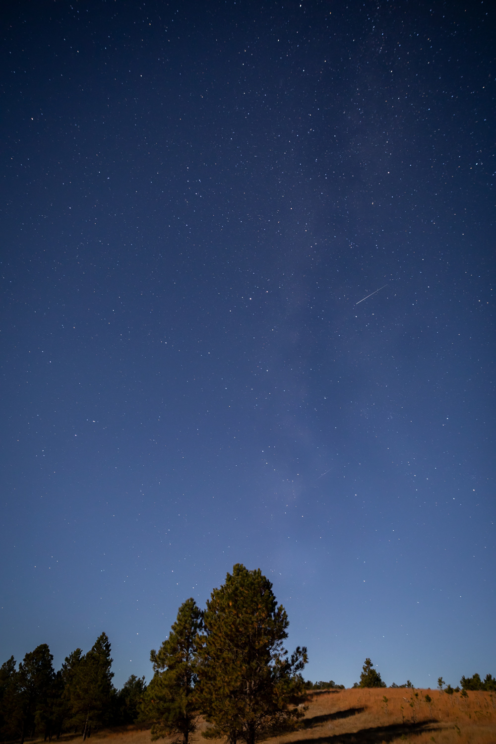 Milky Way, Devils Tower, WY, November 20, 2018, 7:00 PM