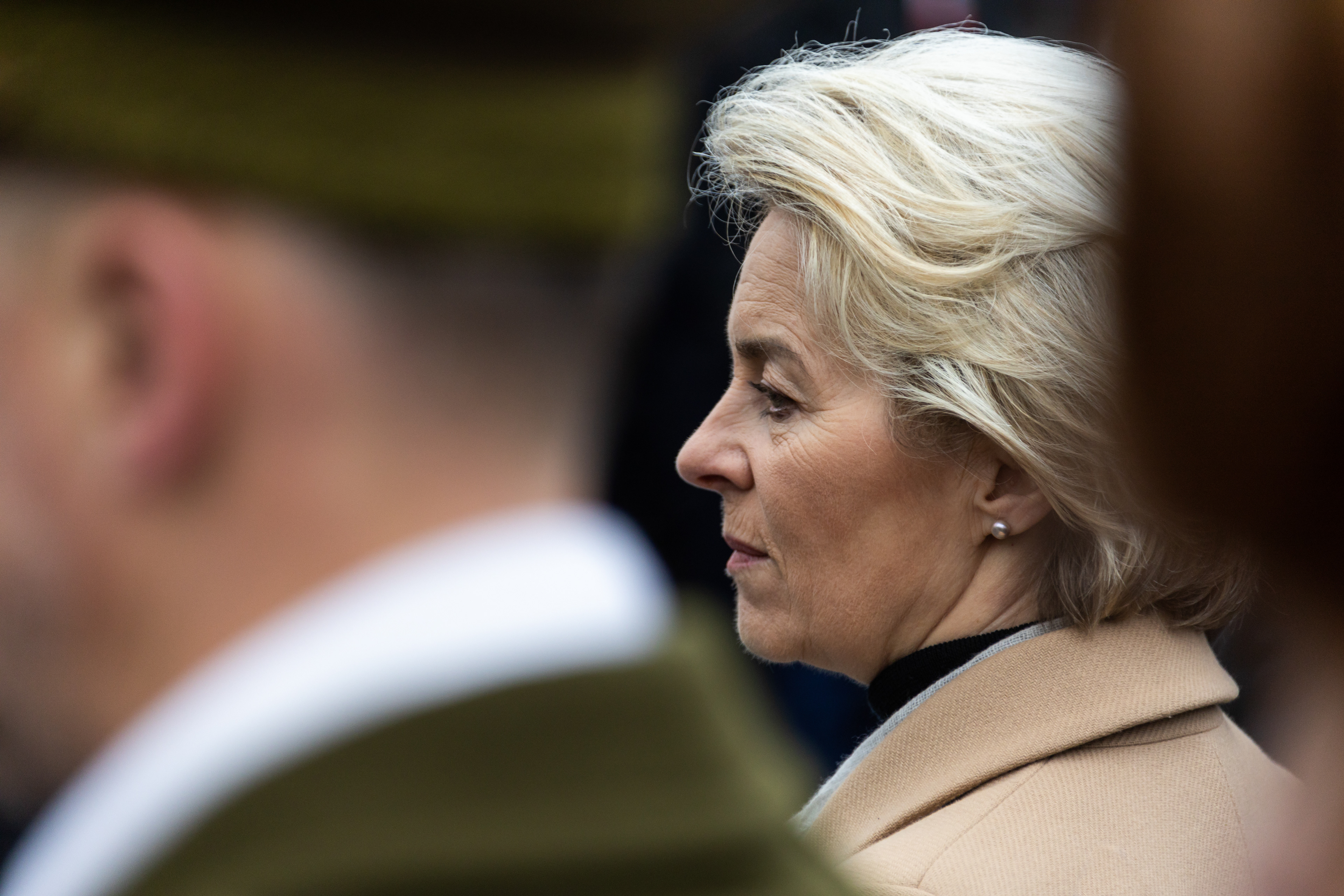 24.02.2023, Tallinn, EST. Ursula von der Leyen, President of the European Commission at a ceremony for Estonia's 105 years of independence. Photo: Martin Pedaja/ © Kaitsevägi