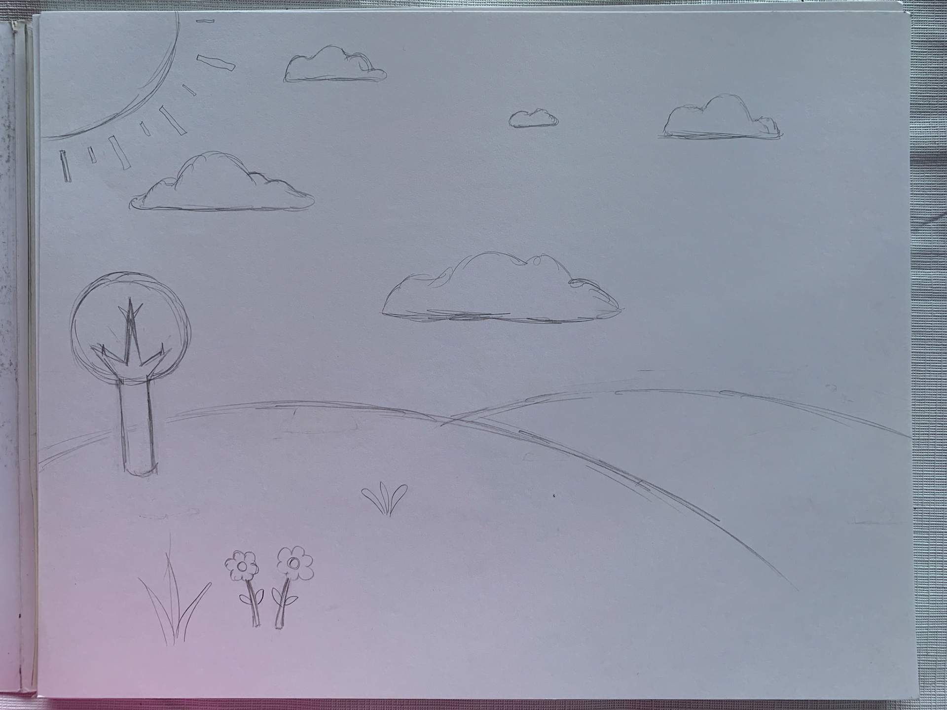 Title scene sketch