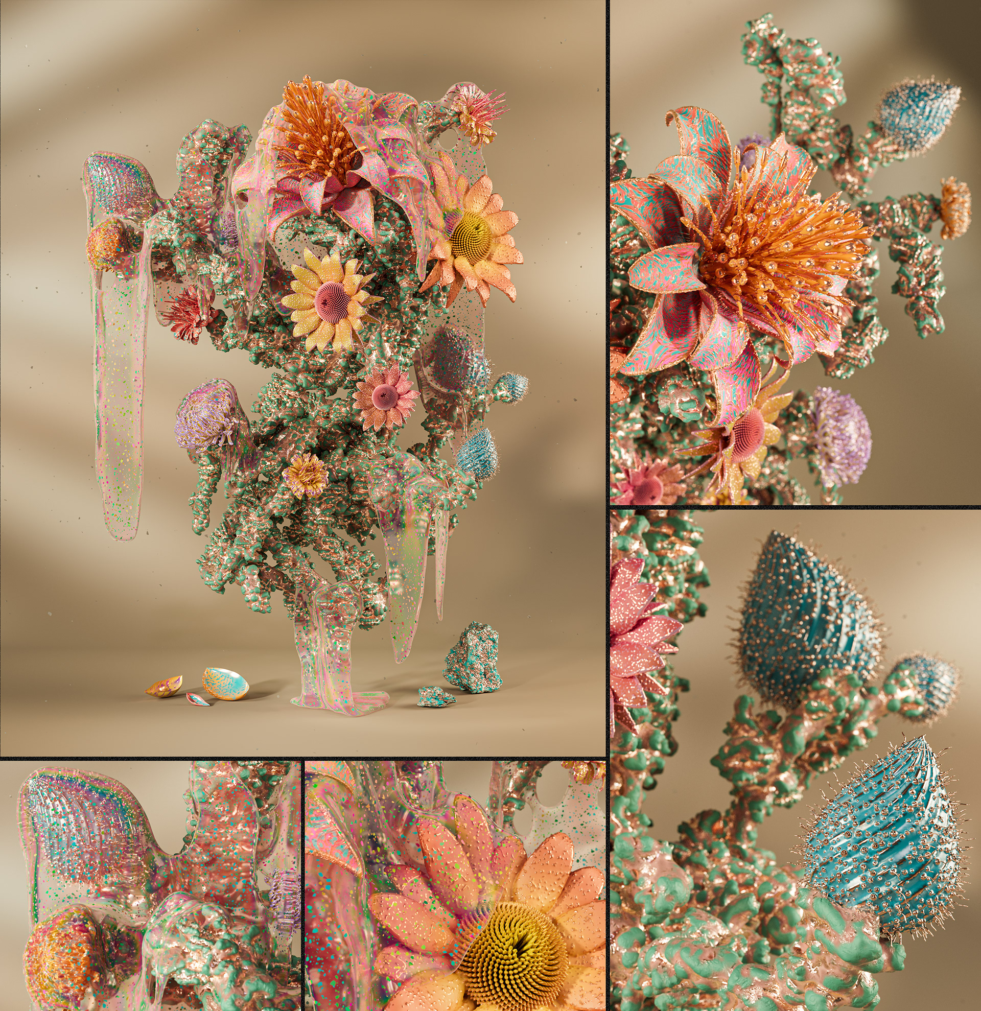 Cofloral III. a colorful generative structure.