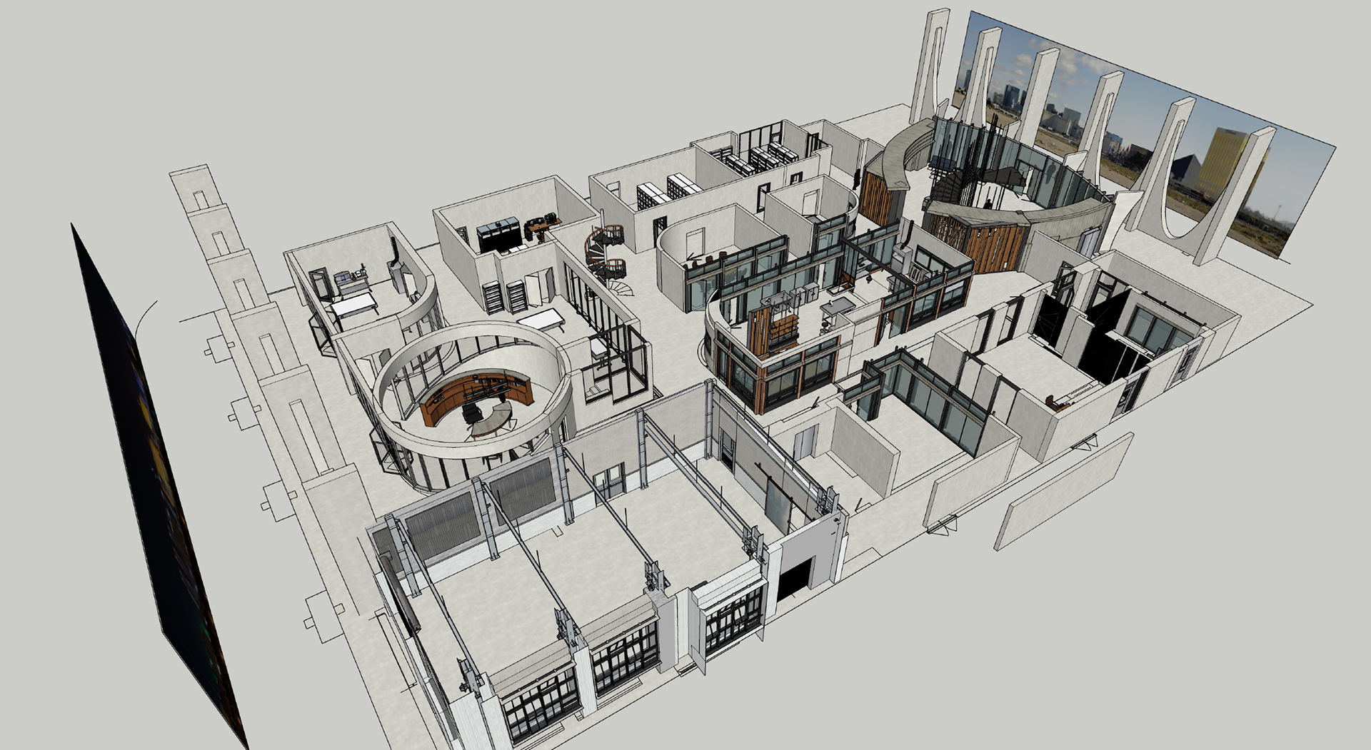 CSI: Vegas- Sketchup Model