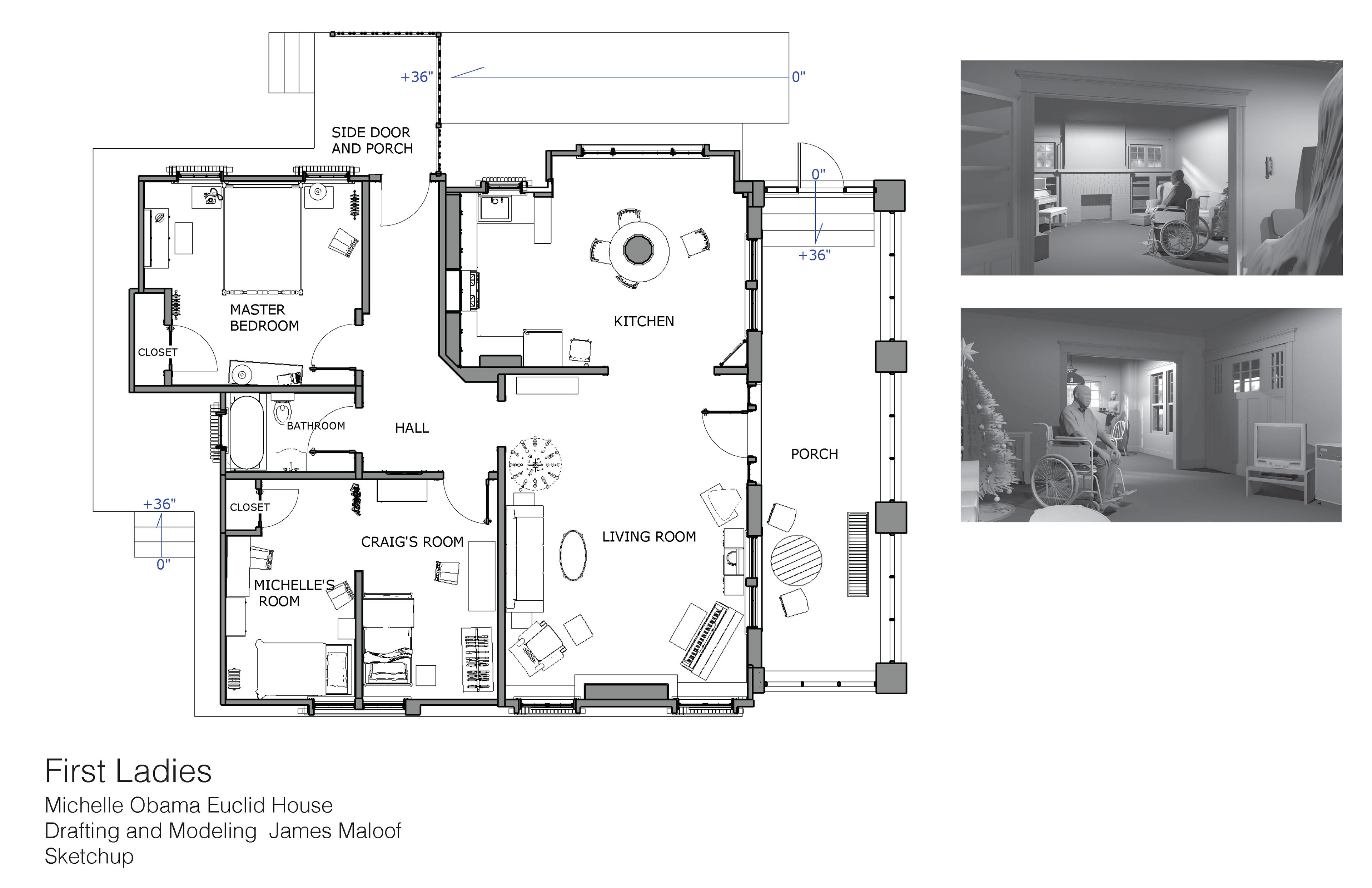 First Ladies- Sketchup&Layout