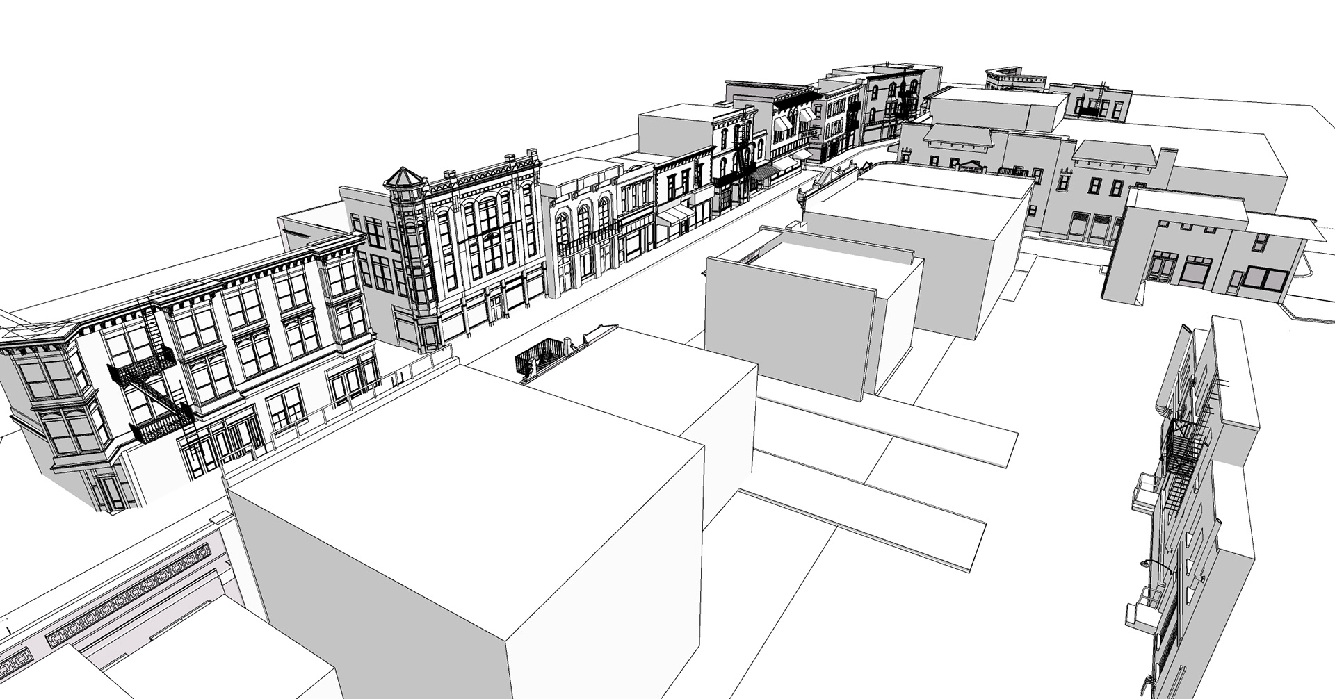 Penny Dreadful City of Angeles- Sketchup Model