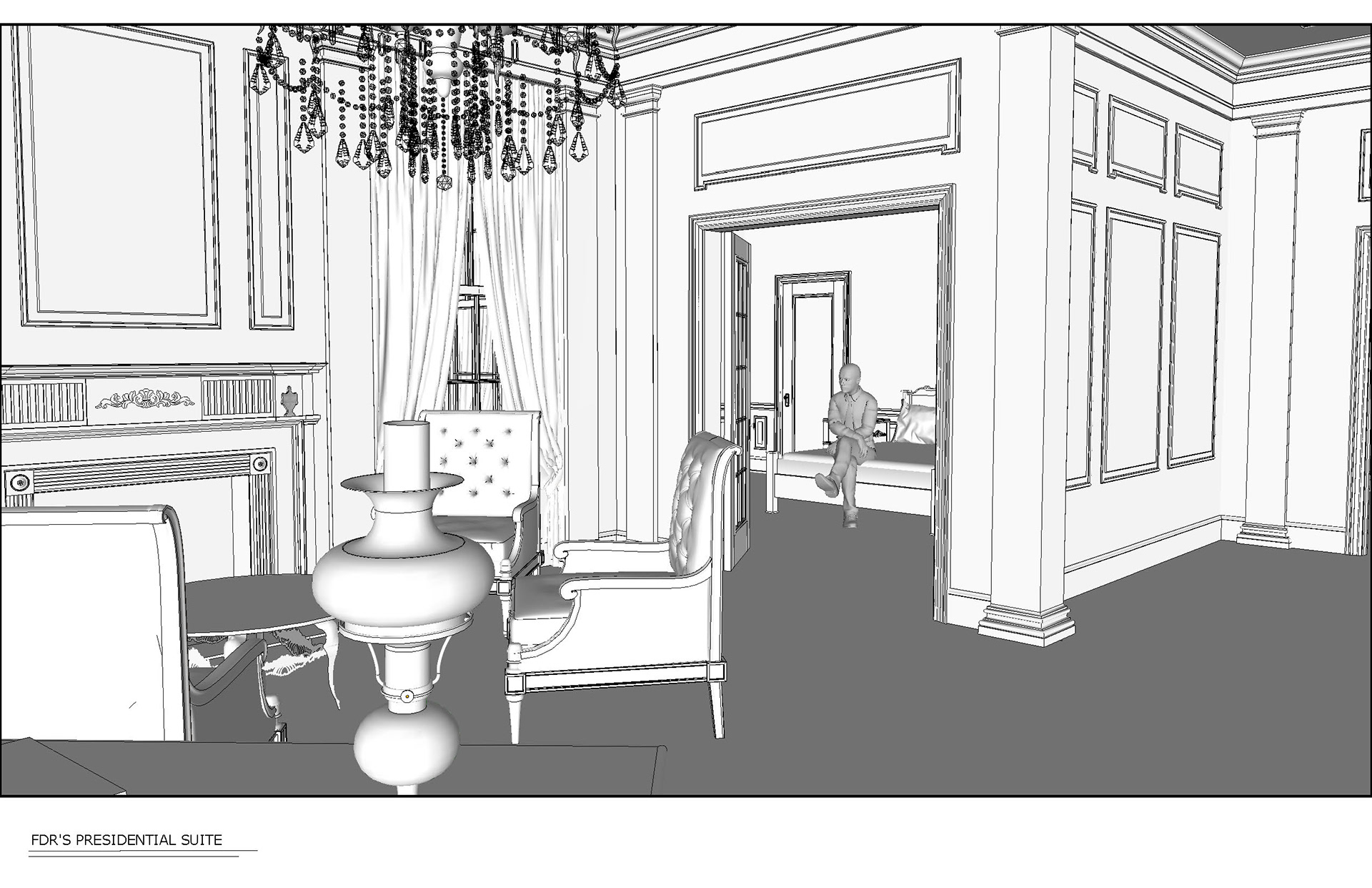 First Ladies- Sketchup