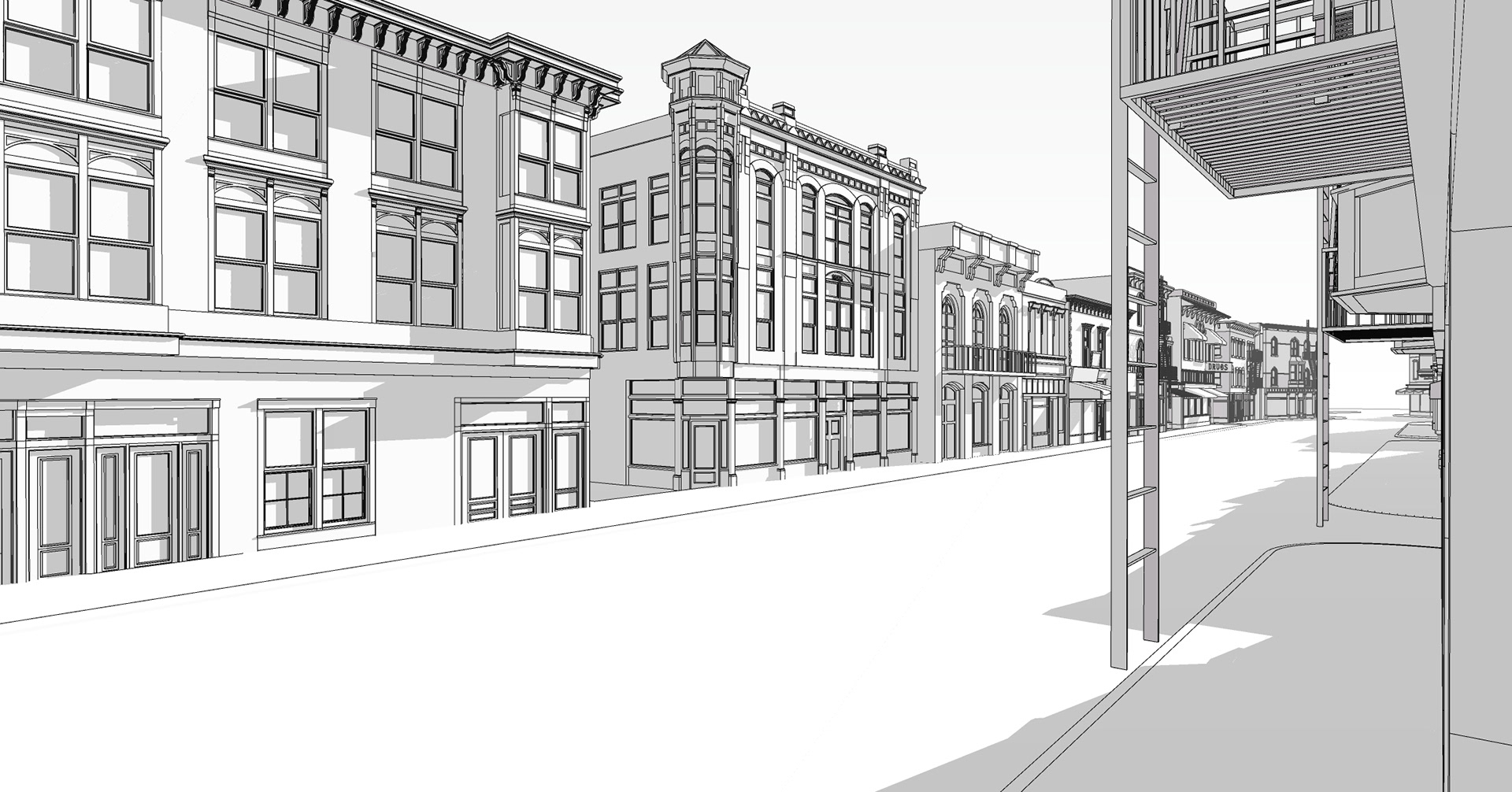 Penny Dreadful City of Angeles- Sketchup Model